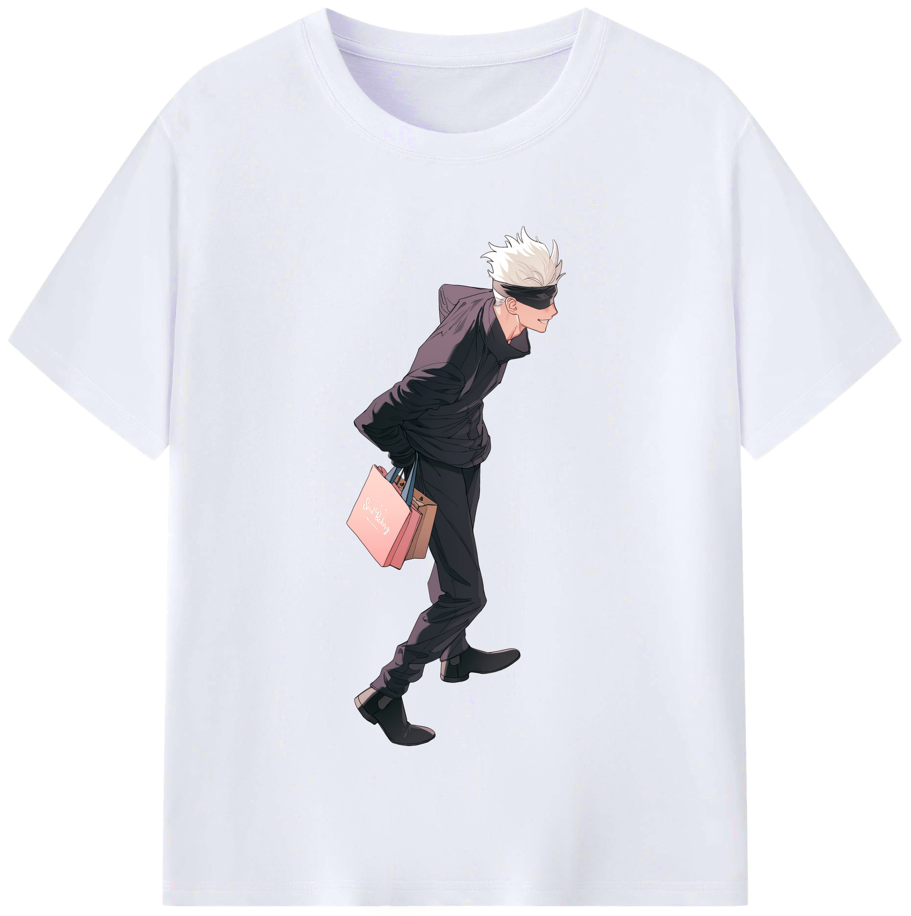 （画像用） 呪術廻戦 Jujutsu Kaisen レディースカジュアルプリントTシャツ（綿100％）