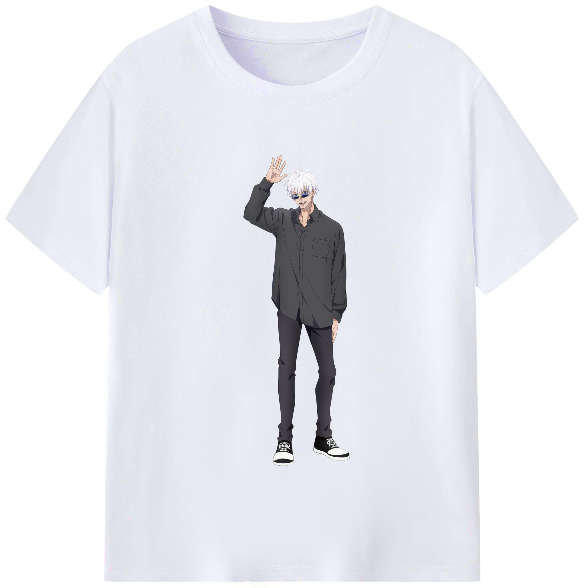 （画像用） 呪術廻戦 Jujutsu Kaisen レディースカジュアルプリントTシャツ（綿100％）