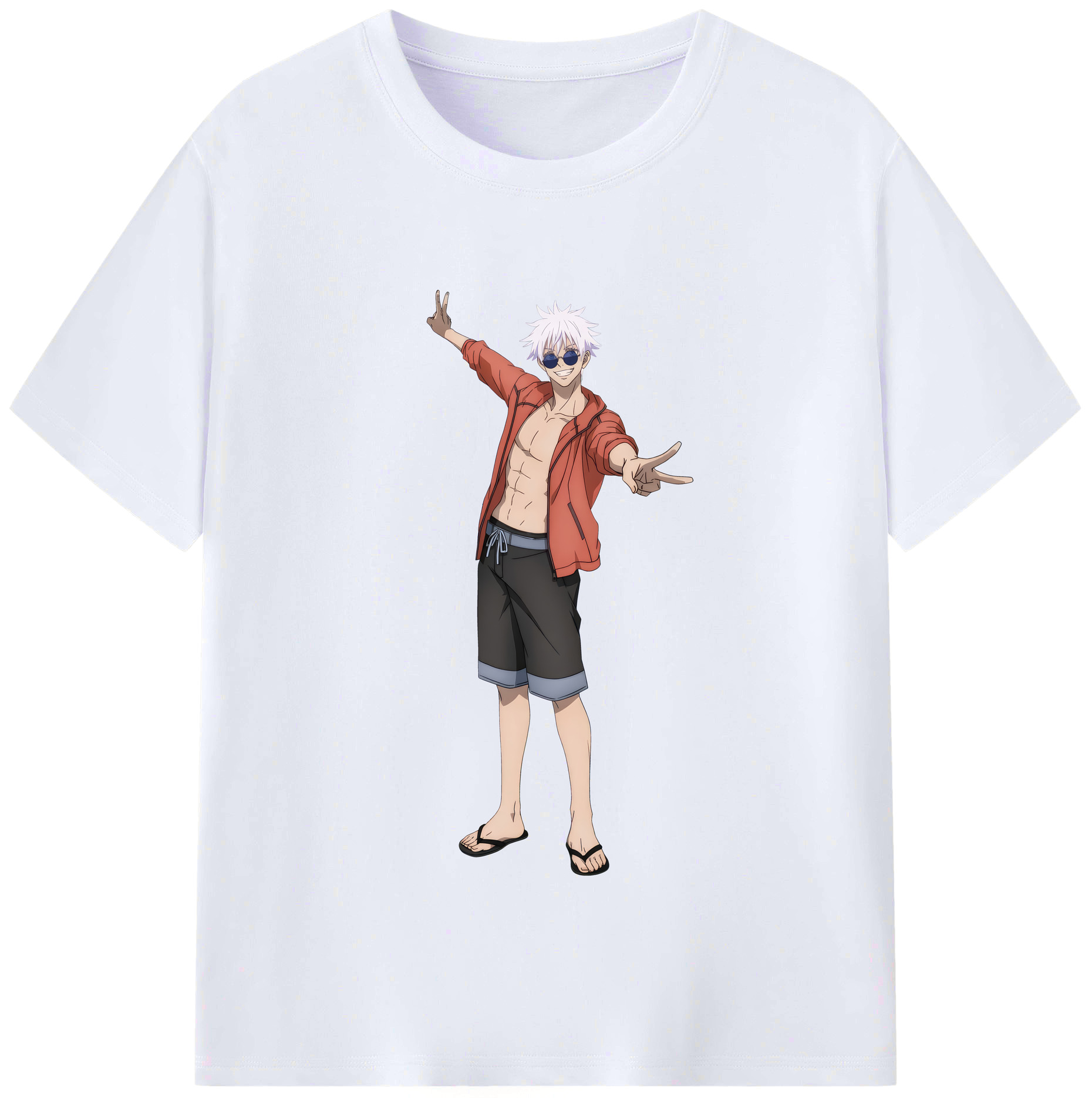 （画像用） 呪術廻戦 Jujutsu Kaisen レディースカジュアルプリントTシャツ（綿100％）