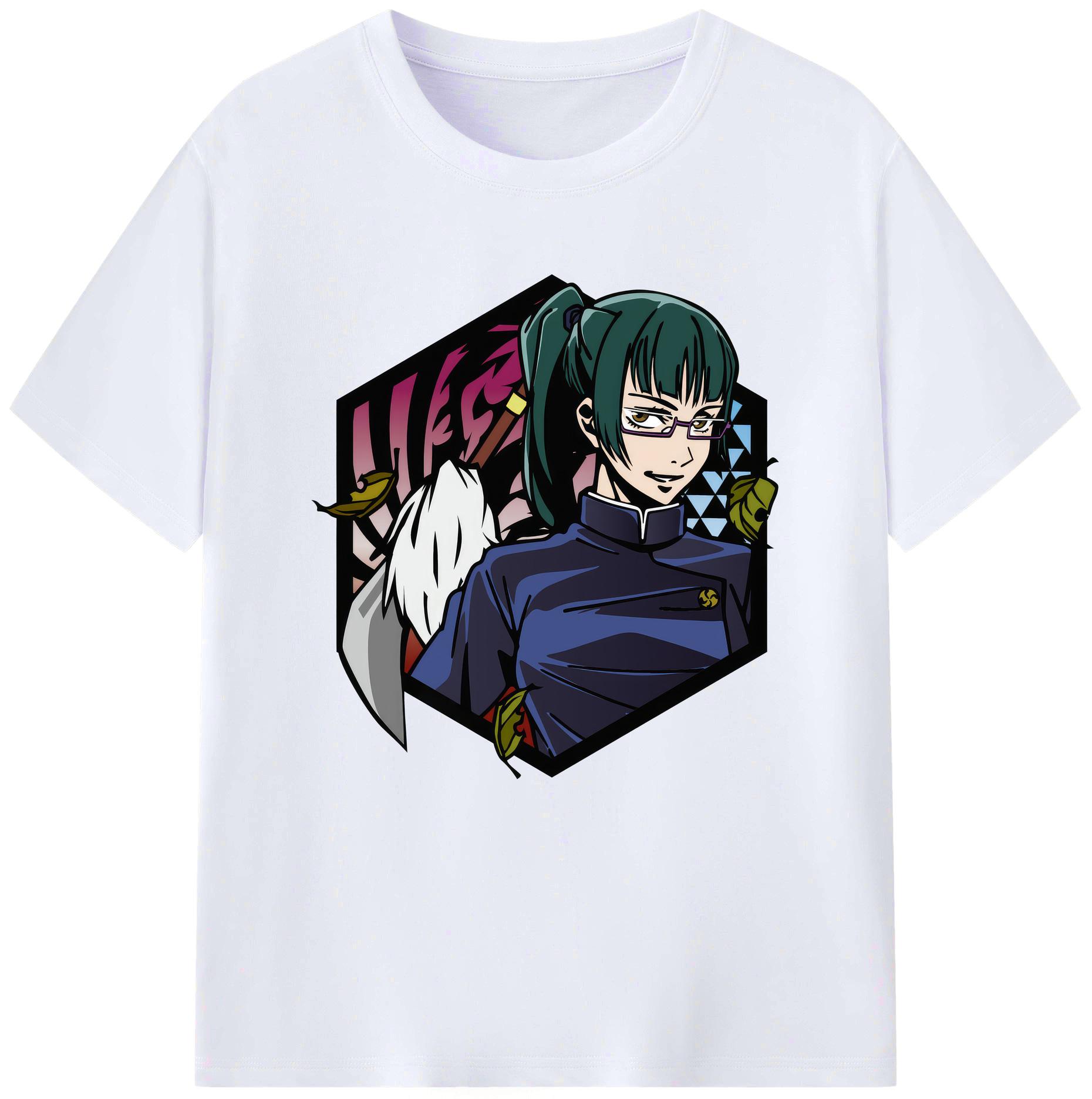 （画像用） 呪術廻戦 Jujutsu Kaisen レディースカジュアルプリントTシャツ（綿100％）