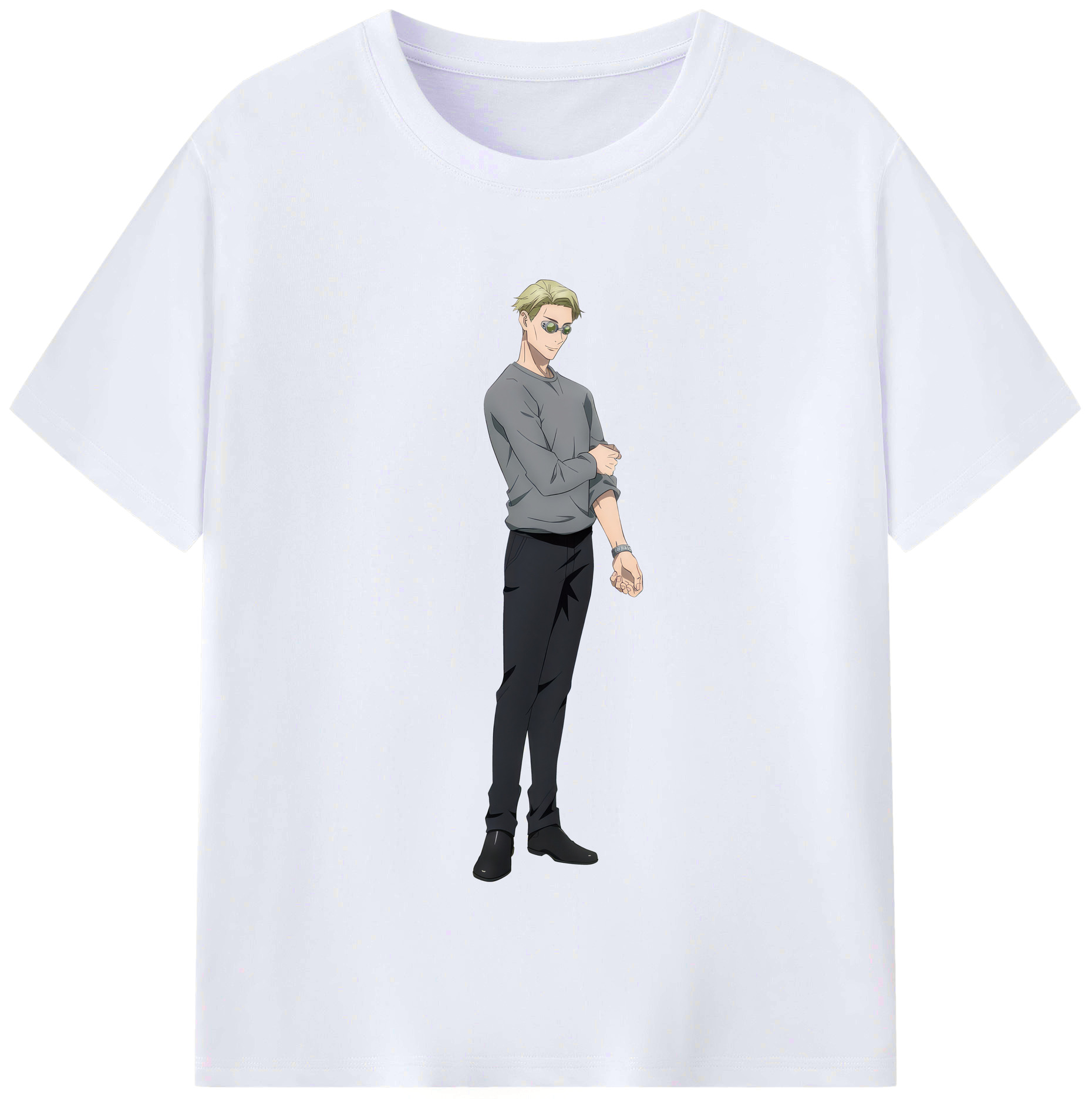 （画像用） 呪術廻戦 Jujutsu Kaisen レディースカジュアルプリントTシャツ（綿100％）