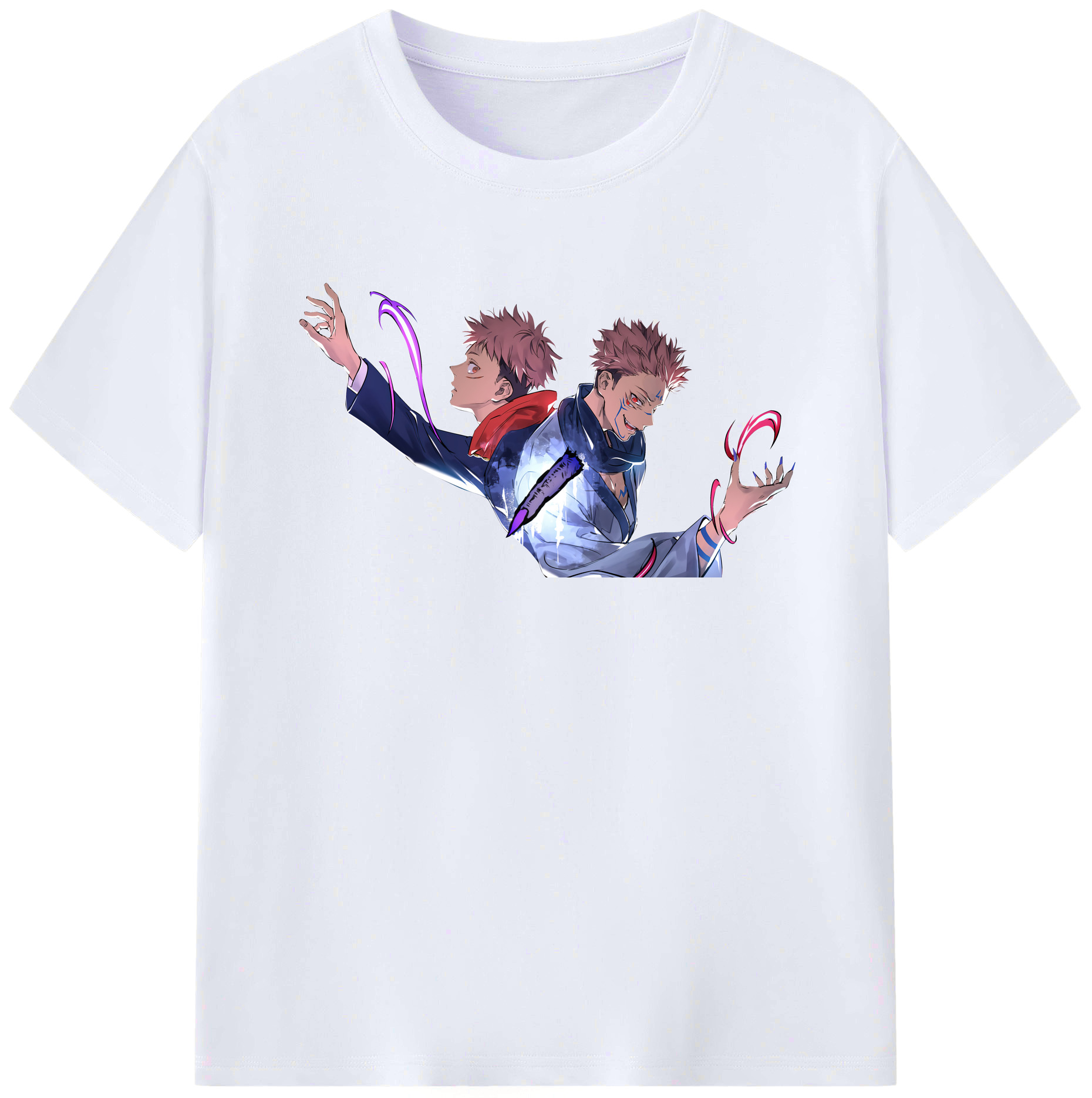 （画像用） 呪術廻戦 Jujutsu Kaisen レディースカジュアルプリントTシャツ（綿100％）