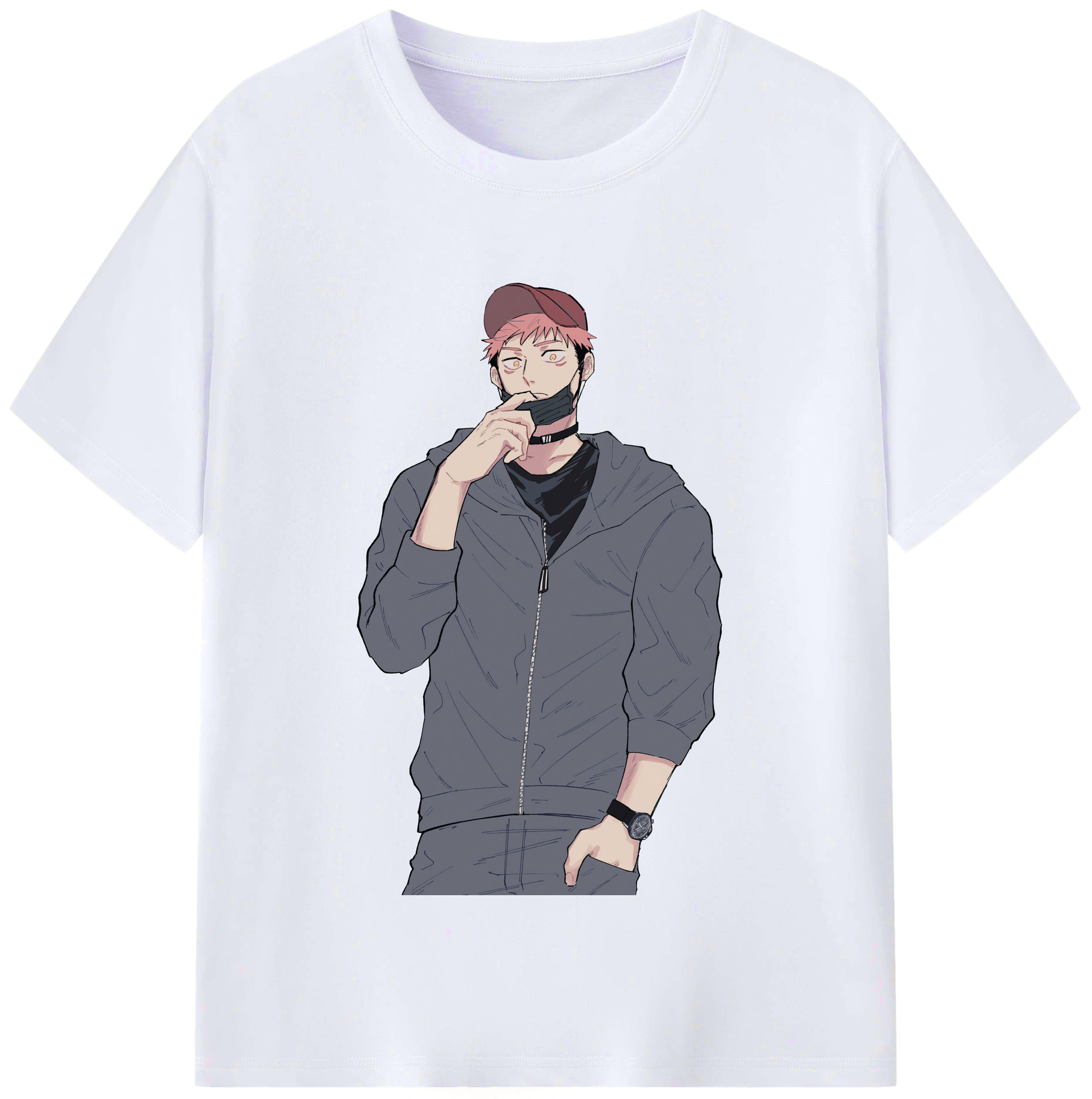 （画像用） 呪術廻戦 Jujutsu Kaisen レディースカジュアルプリントTシャツ（綿100％）