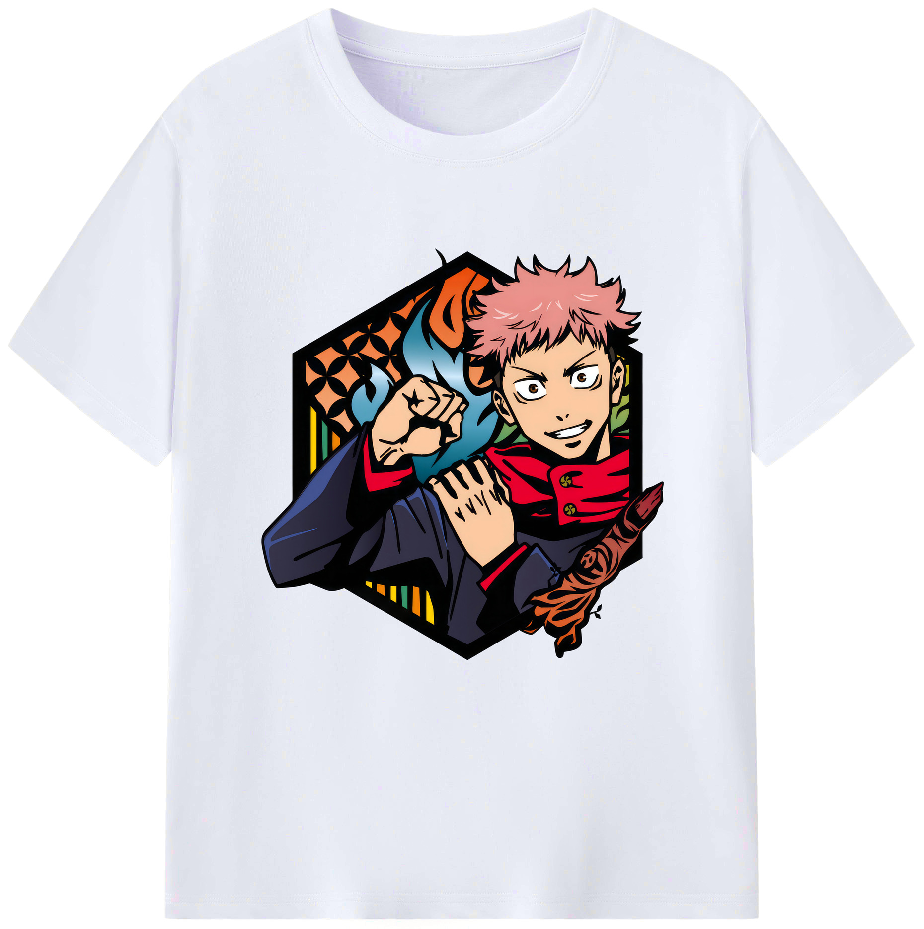 （画像用） 呪術廻戦 Jujutsu Kaisen レディースカジュアルプリントTシャツ（綿100％）