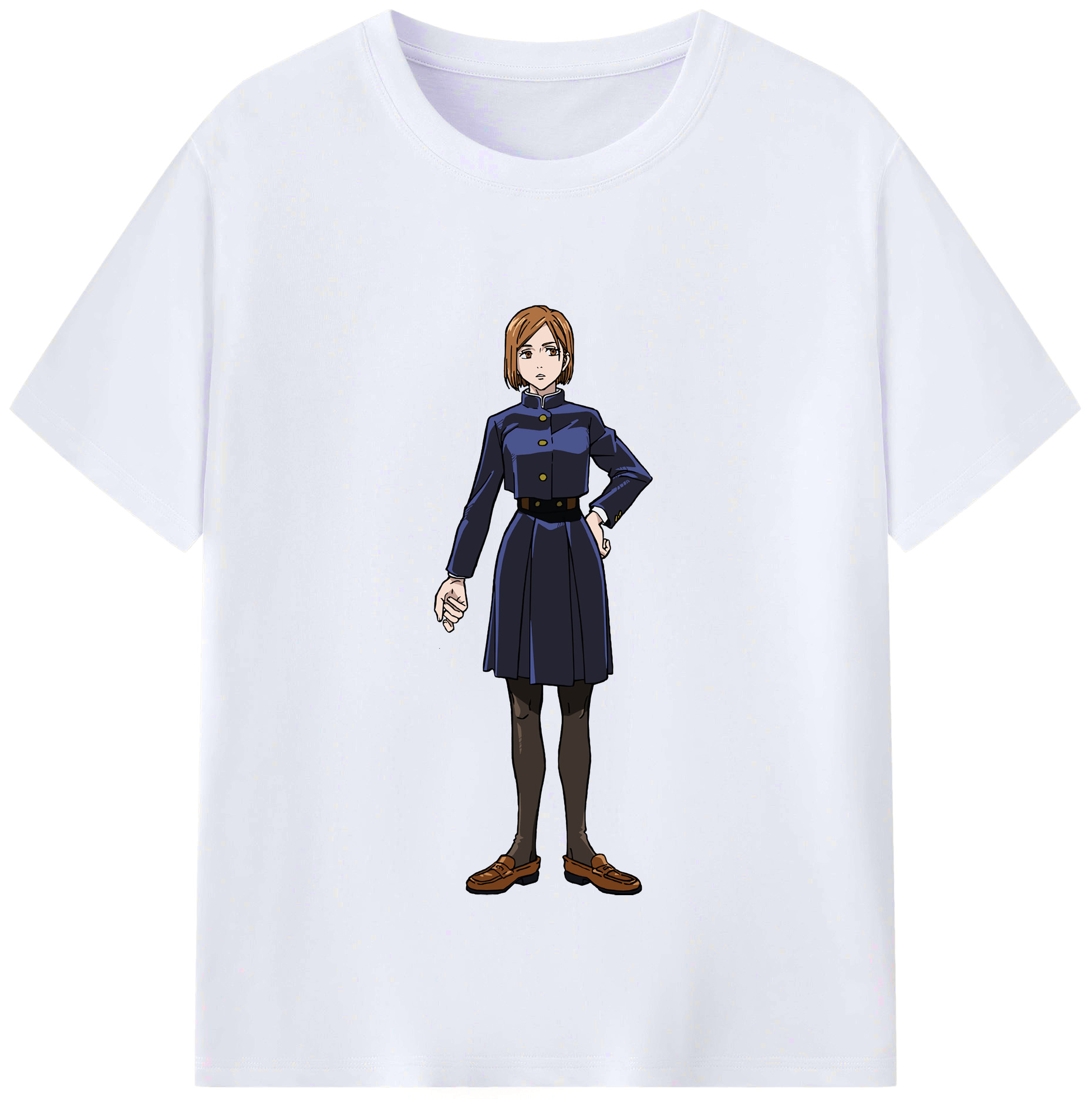 （画像用） 呪術廻戦 Jujutsu Kaisen レディースカジュアルプリントTシャツ（綿100％）