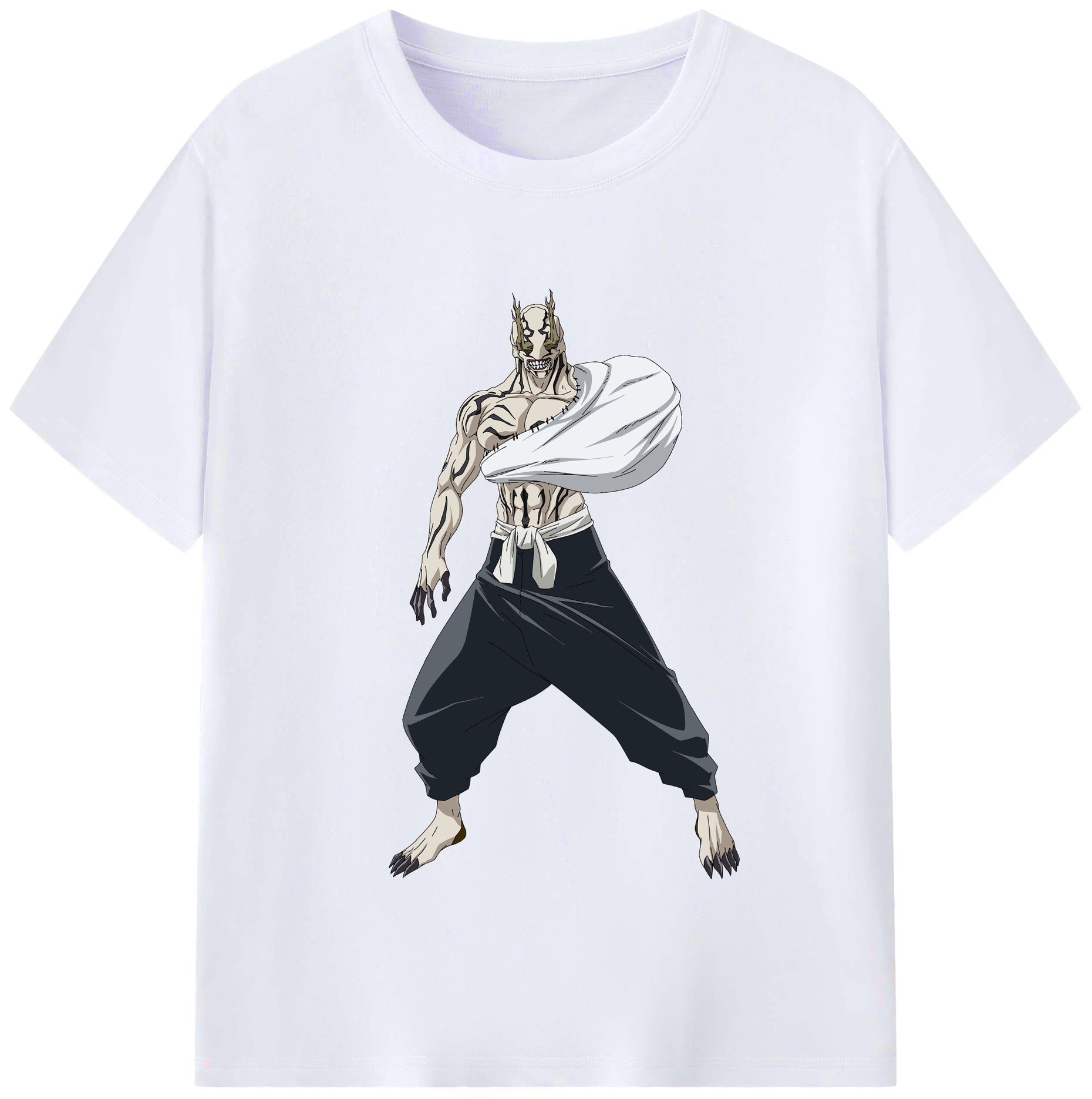 （画像用） 呪術廻戦 Jujutsu Kaisen レディースカジュアルプリントTシャツ（綿100％）