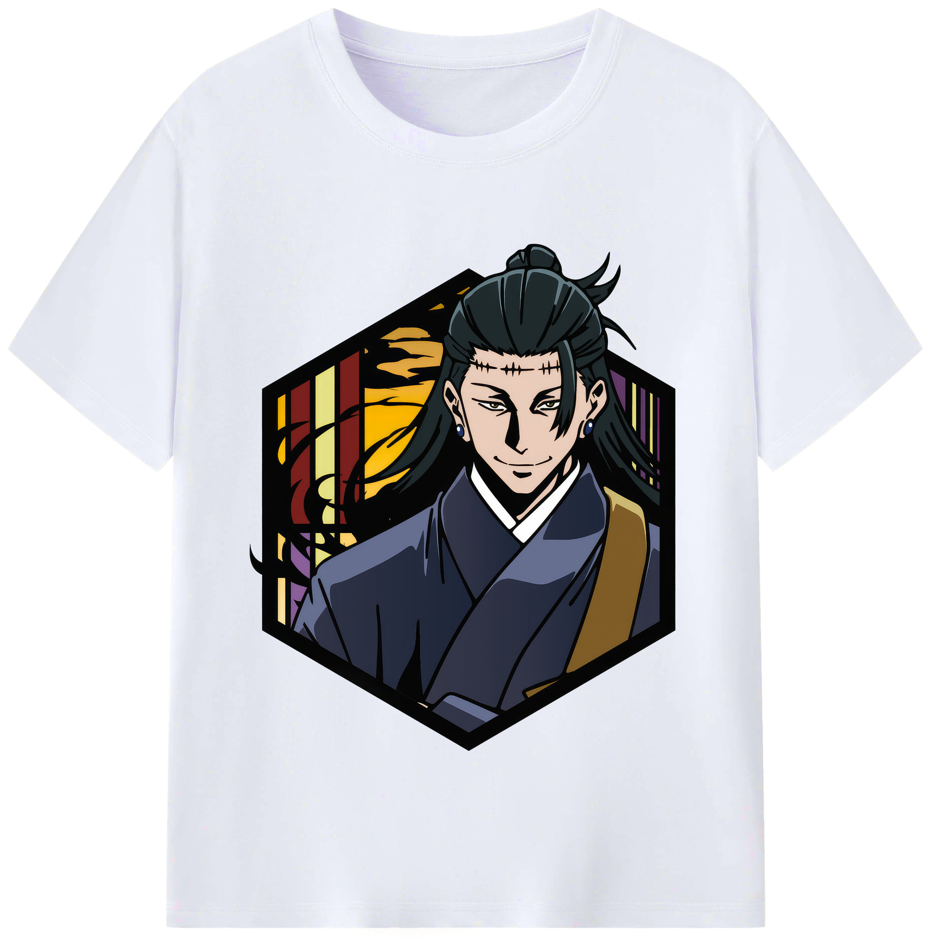 （画像用） 呪術廻戦 Jujutsu Kaisen レディースカジュアルプリントTシャツ（綿100％）