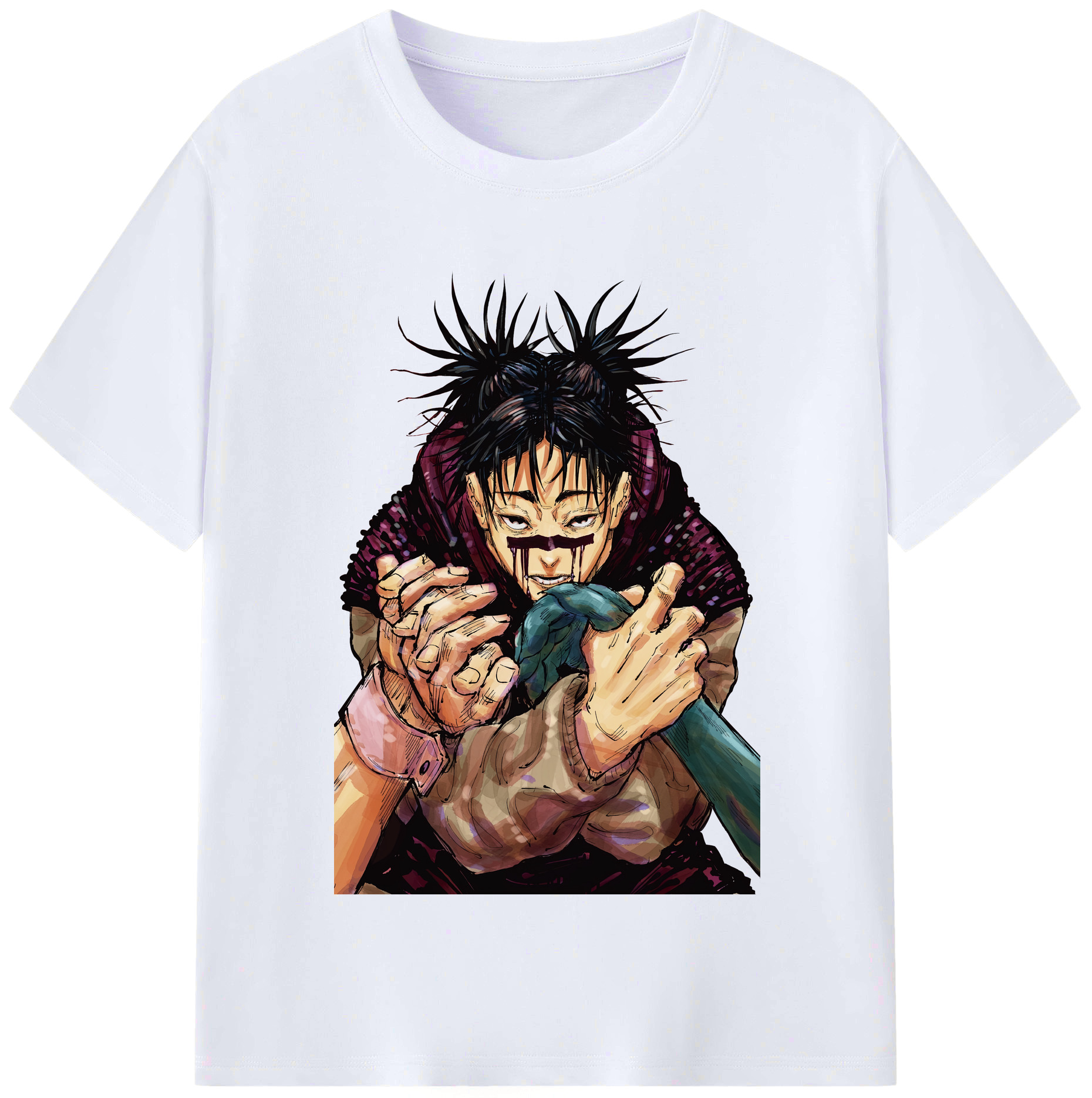 （画像用） 呪術廻戦 Jujutsu Kaisen レディースカジュアルプリントTシャツ（綿100％）