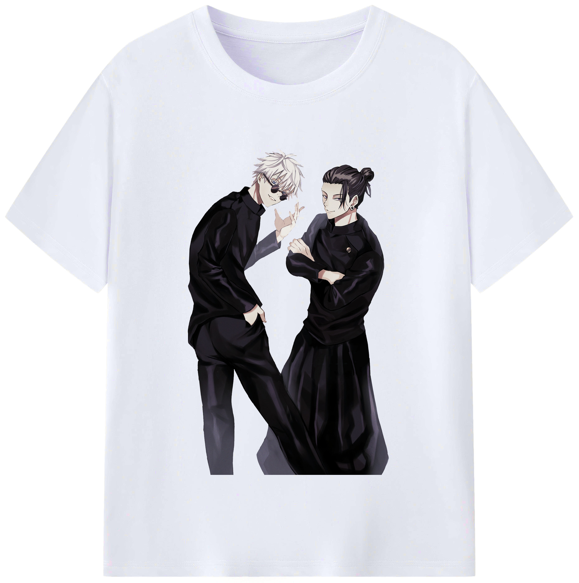 （画像用） 呪術廻戦 Jujutsu Kaisen レディースカジュアルプリントTシャツ（綿100％）