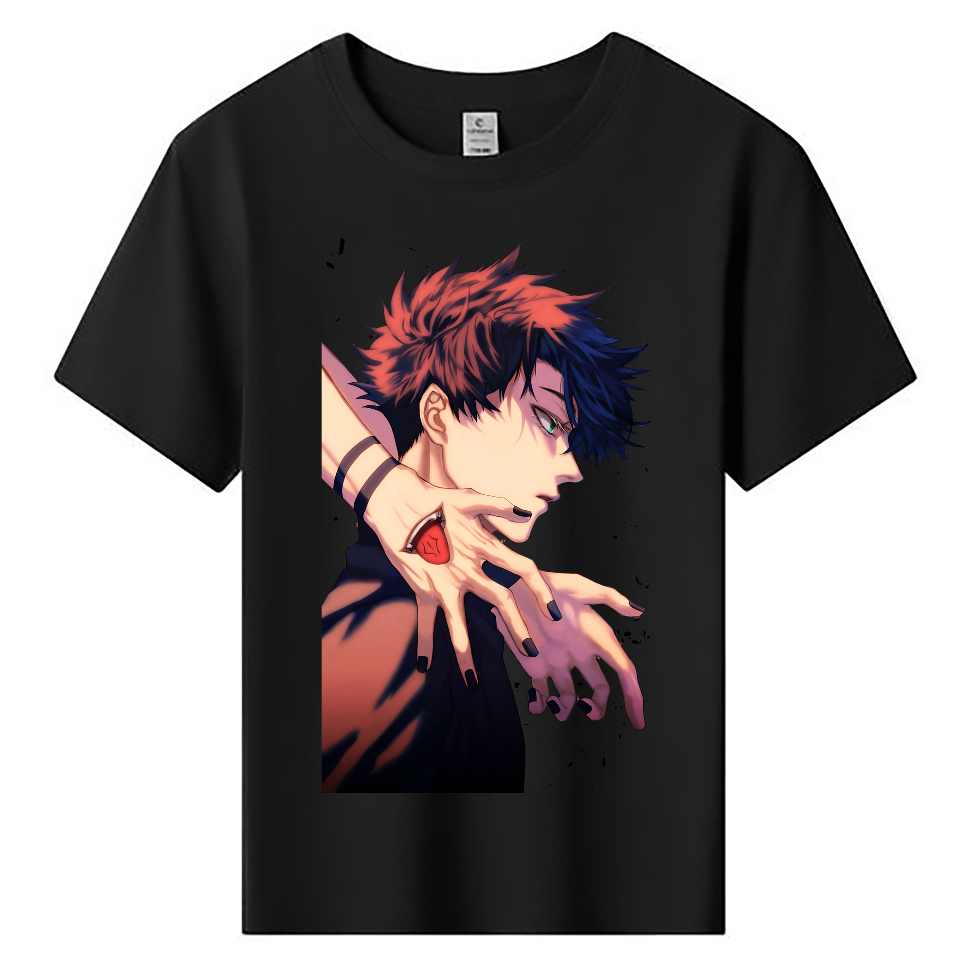 （画像用） 呪術廻戦 Jujutsu Kaisen 綿100％キッズTシャツ（フロントプリント）