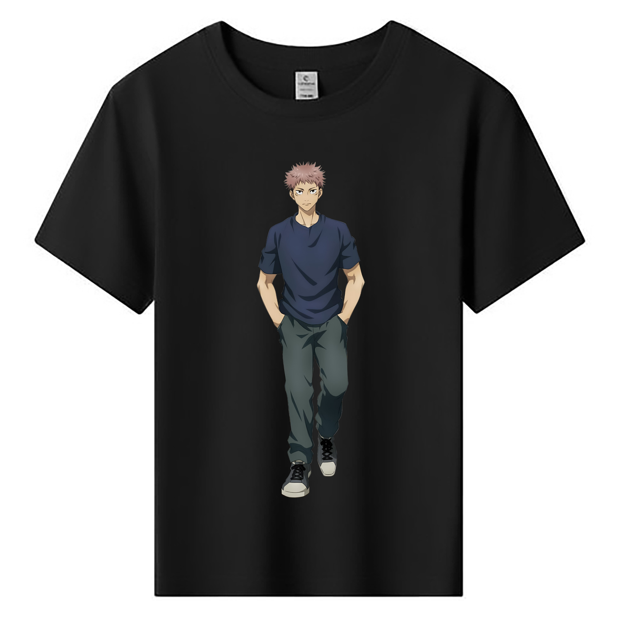（画像用） 呪術廻戦 Jujutsu Kaisen 綿100％キッズTシャツ（フロントプリント）