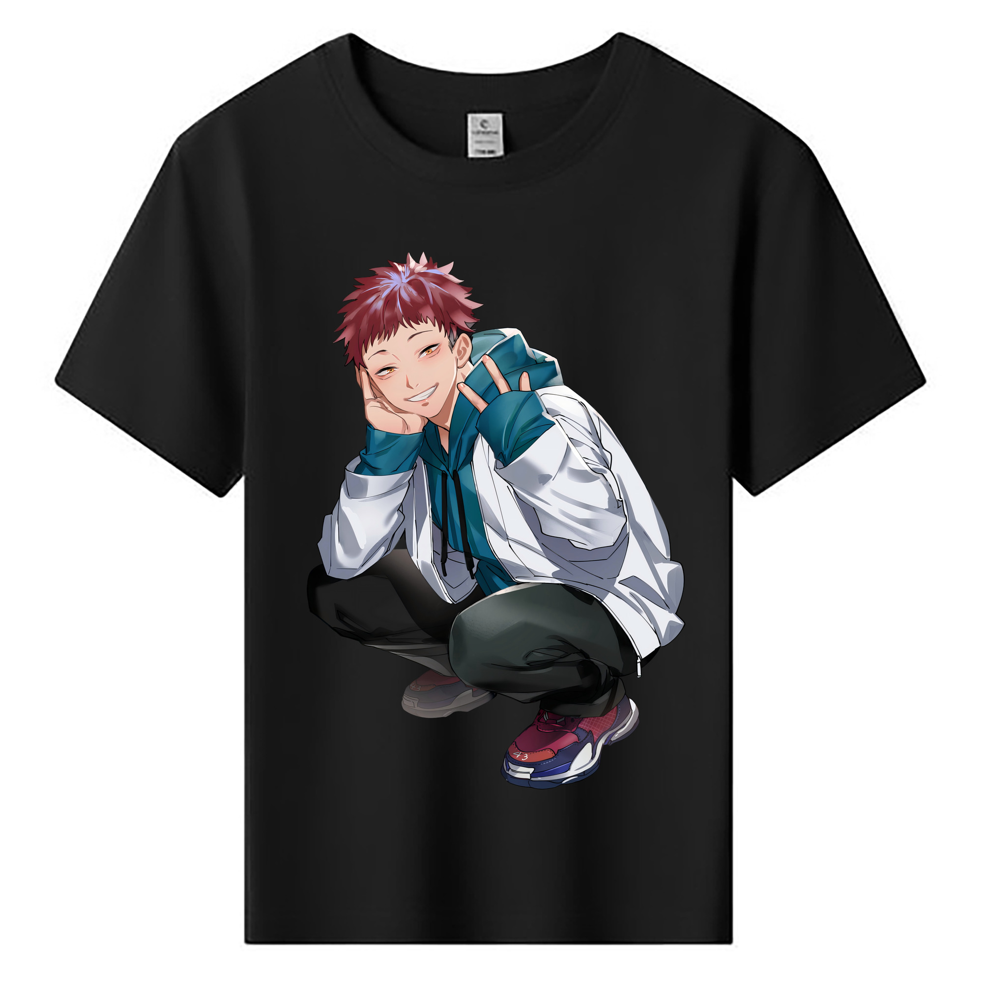 （画像用） 呪術廻戦 Jujutsu Kaisen 綿100％キッズTシャツ（フロントプリント）