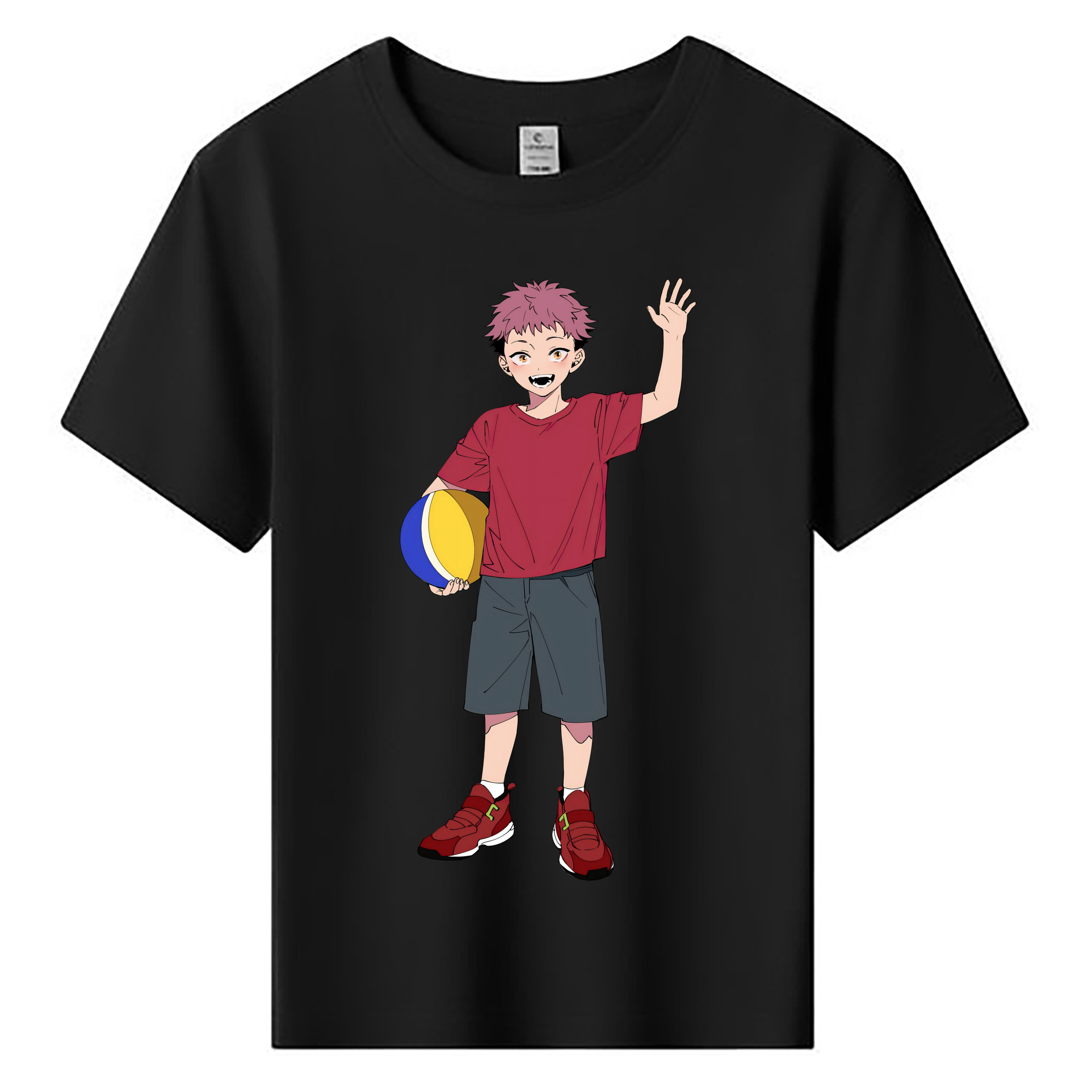 （画像用） 呪術廻戦 Jujutsu Kaisen 綿100％キッズTシャツ（フロントプリント）