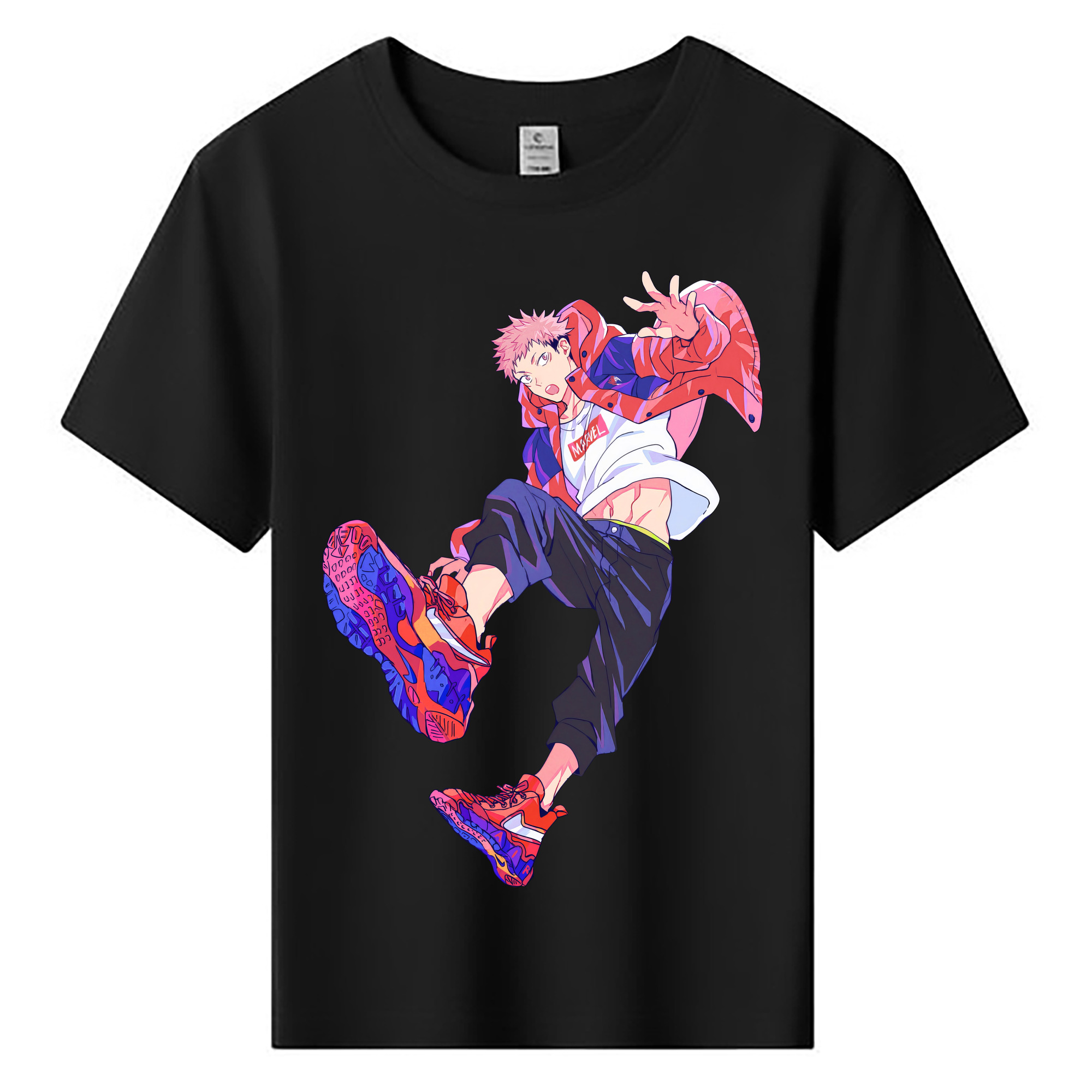（画像用） 呪術廻戦 Jujutsu Kaisen 綿100％キッズTシャツ（フロントプリント）