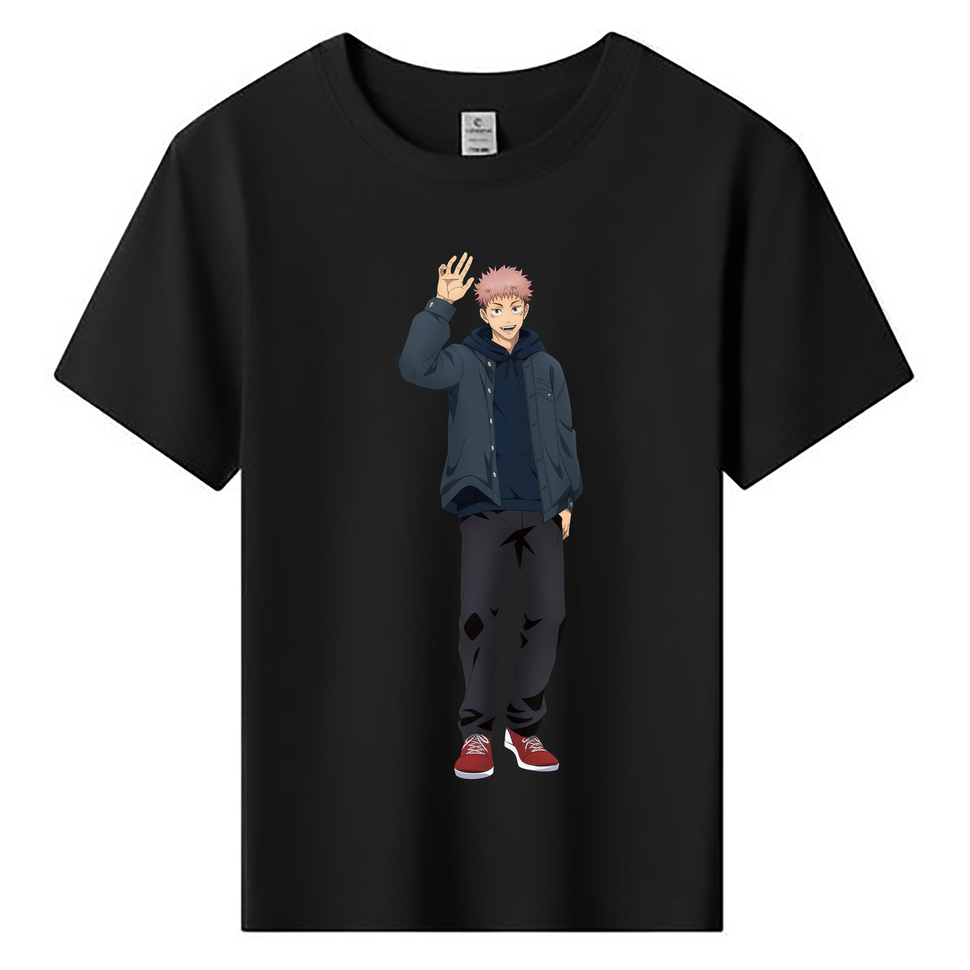 （画像用） 呪術廻戦 Jujutsu Kaisen 綿100％キッズTシャツ（フロントプリント）