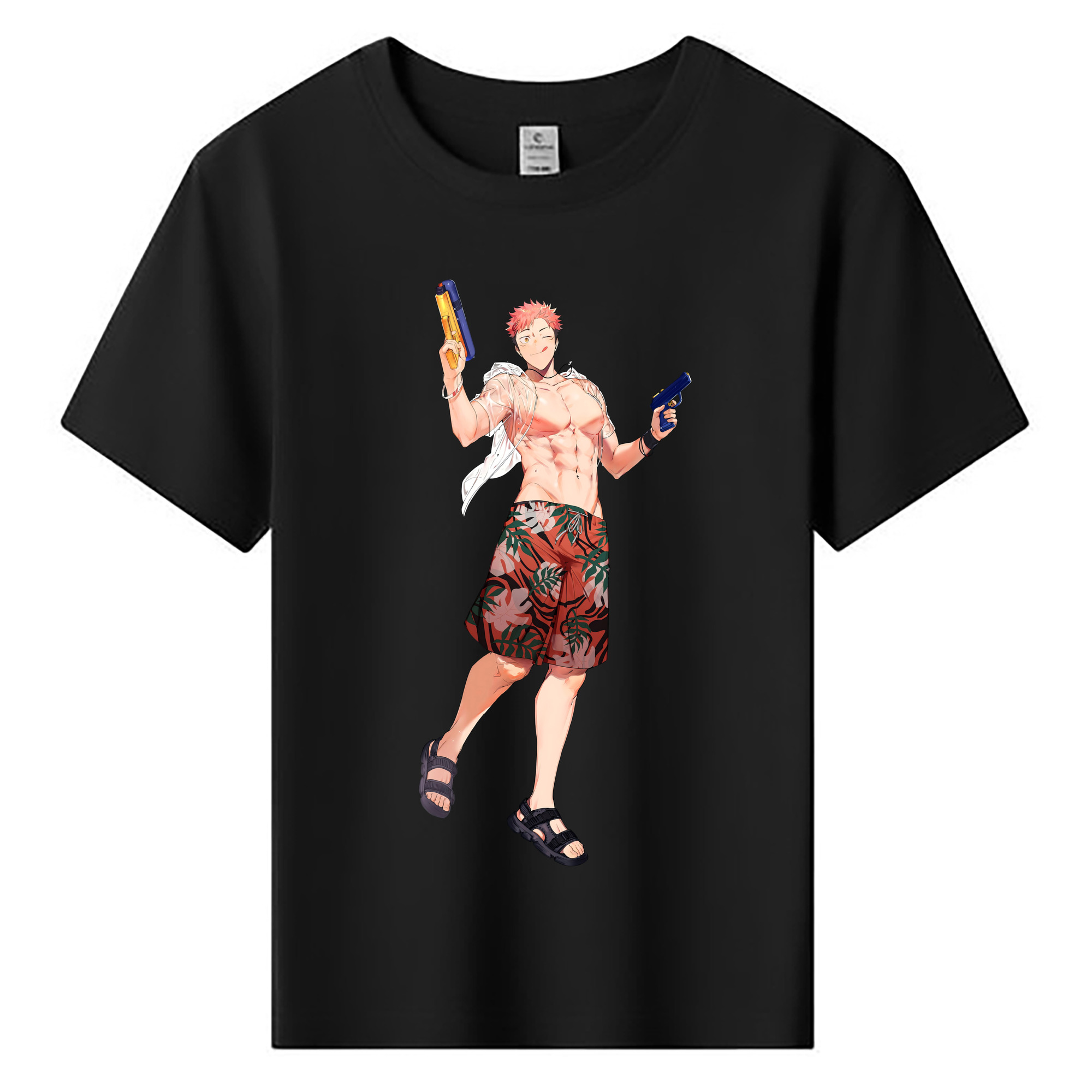 （画像用） 呪術廻戦 Jujutsu Kaisen 綿100％キッズTシャツ（フロントプリント）