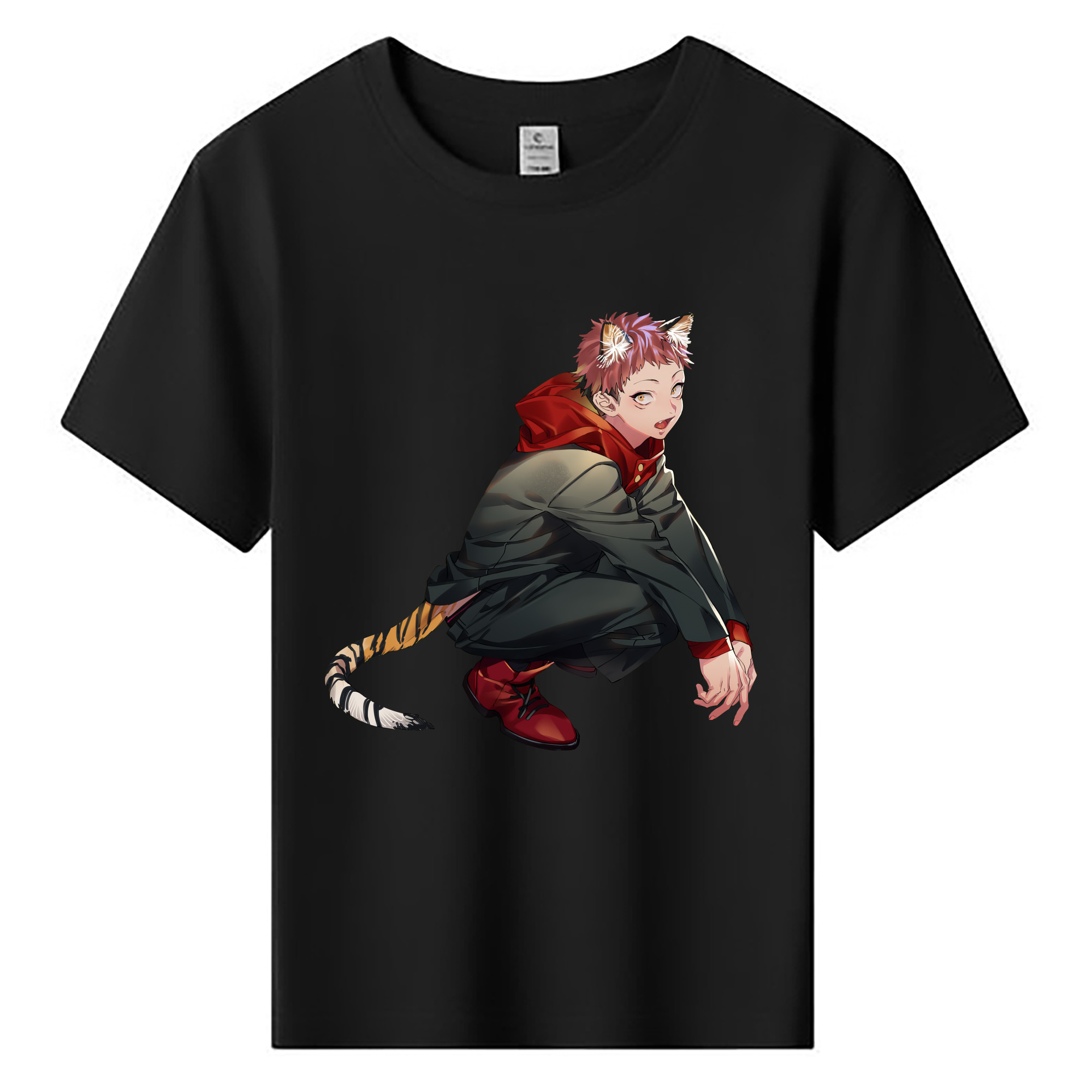（画像用） 呪術廻戦 Jujutsu Kaisen 綿100％キッズTシャツ（フロントプリント）