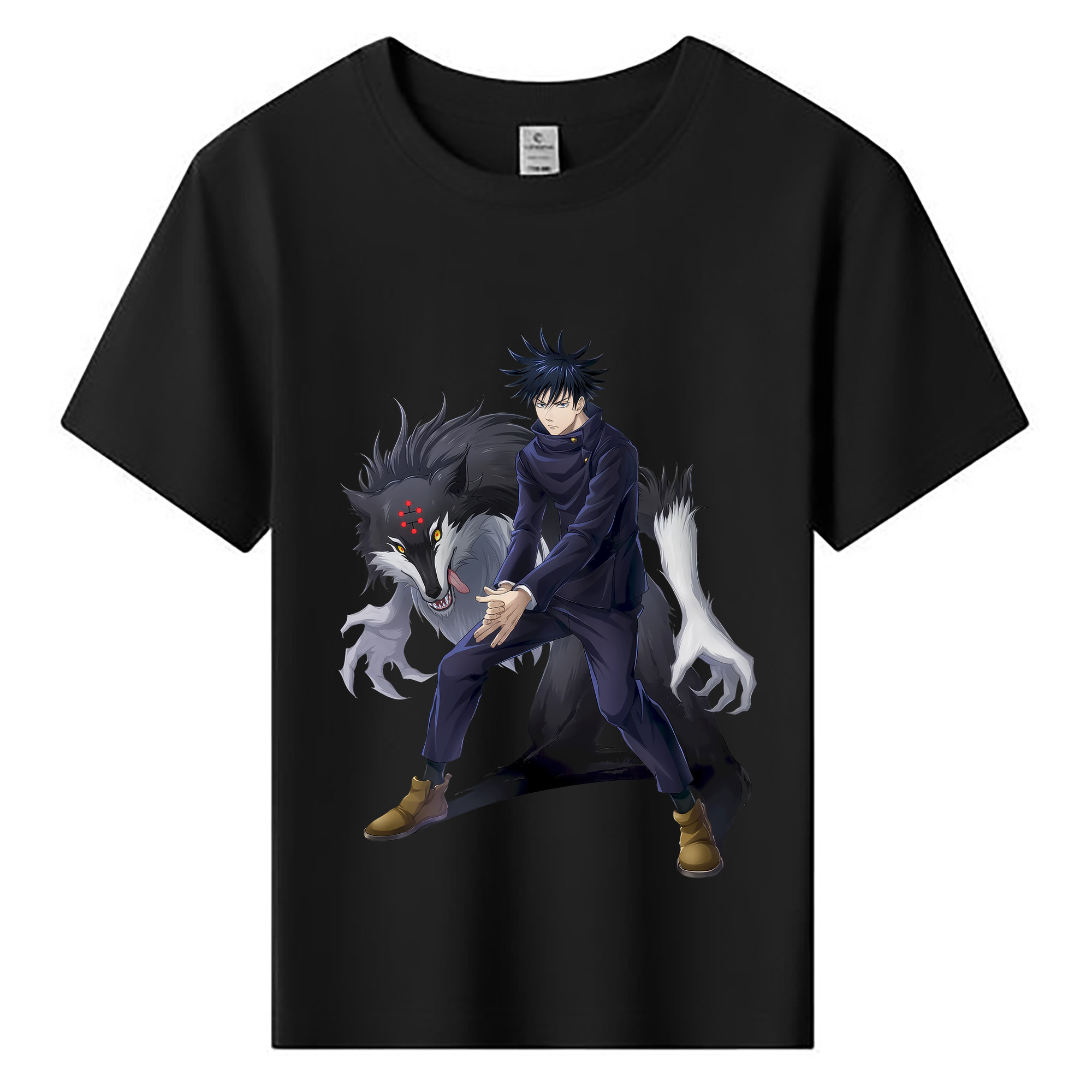 （画像用） 呪術廻戦 Jujutsu Kaisen 綿100％キッズTシャツ（フロントプリント）