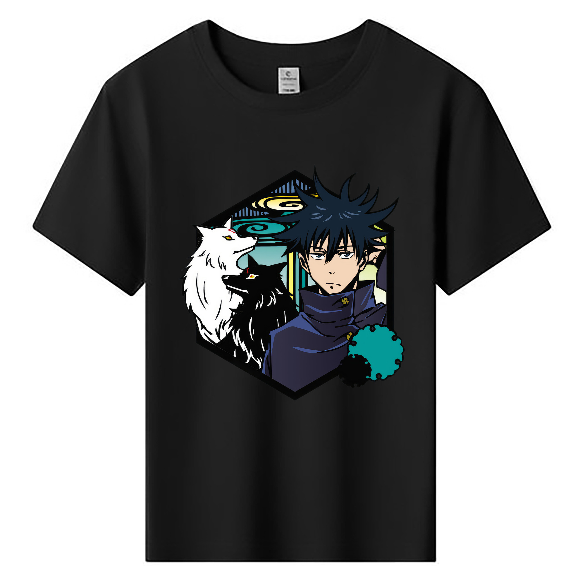 （画像用） 呪術廻戦 Jujutsu Kaisen 綿100％キッズTシャツ（フロントプリント）