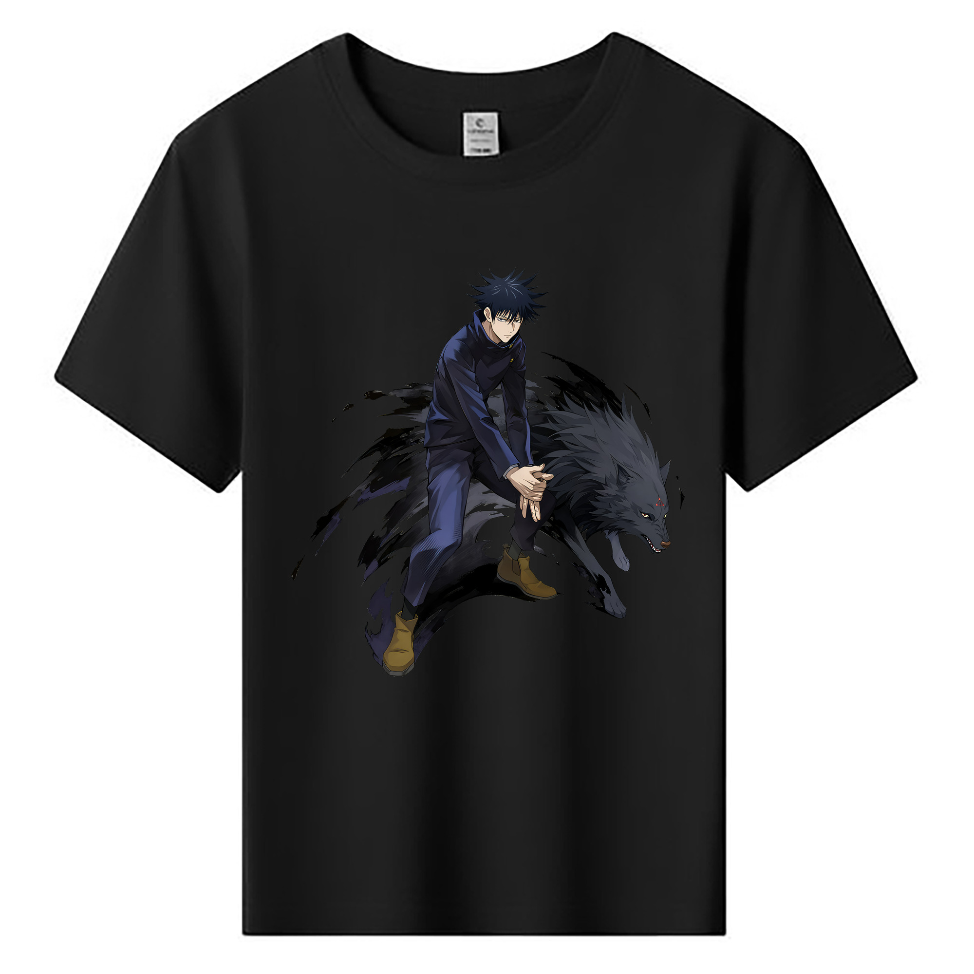 （画像用） 呪術廻戦 Jujutsu Kaisen 綿100％キッズTシャツ（フロントプリント）