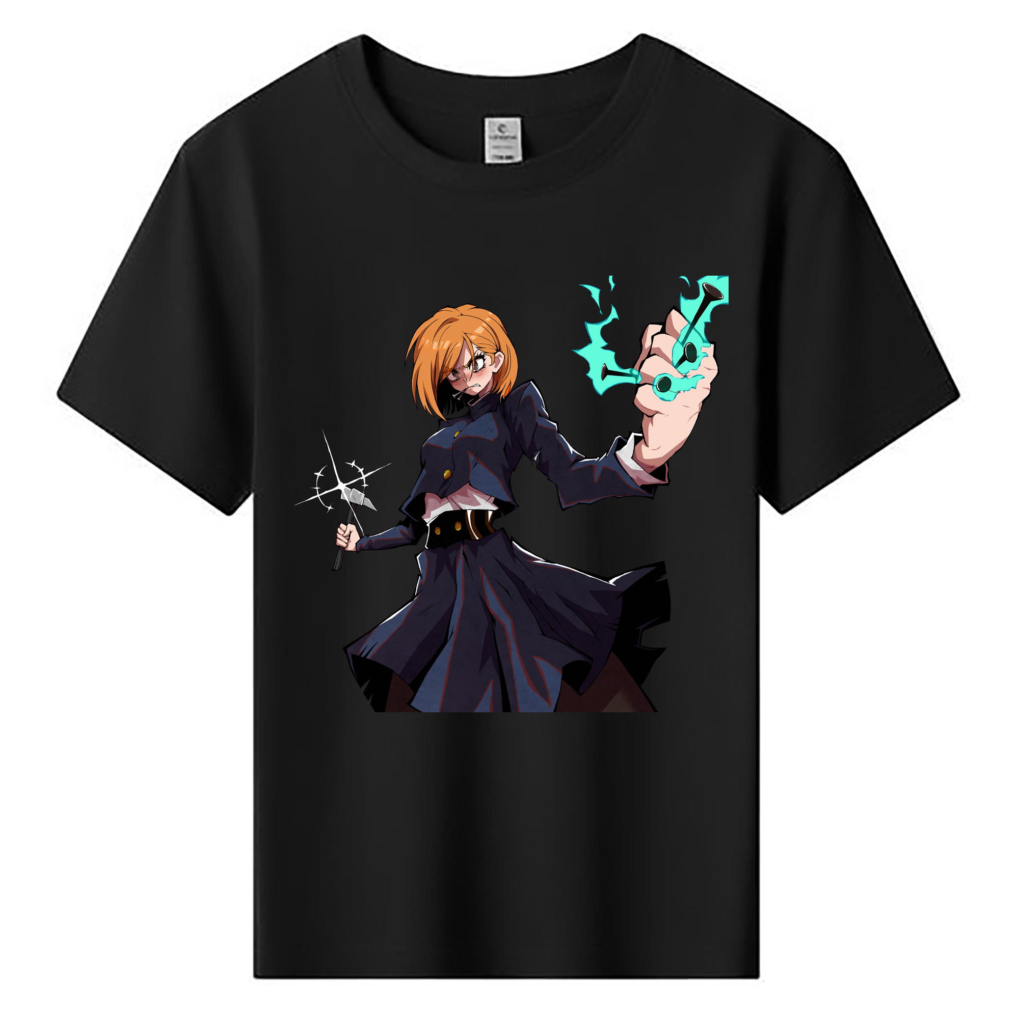 （画像用） 呪術廻戦 Jujutsu Kaisen 綿100％キッズTシャツ（フロントプリント）