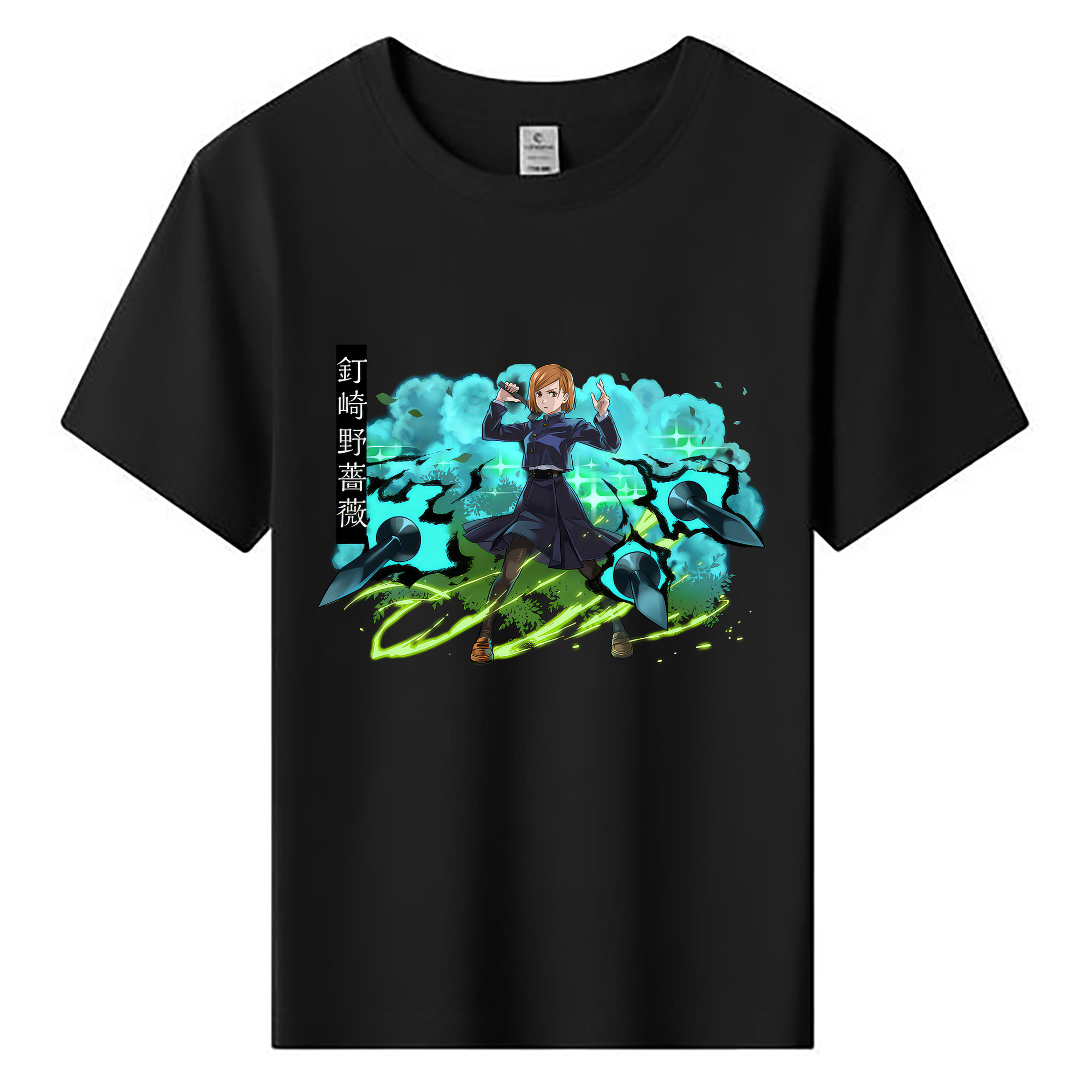 （画像用） 呪術廻戦 Jujutsu Kaisen 綿100％キッズTシャツ（フロントプリント）