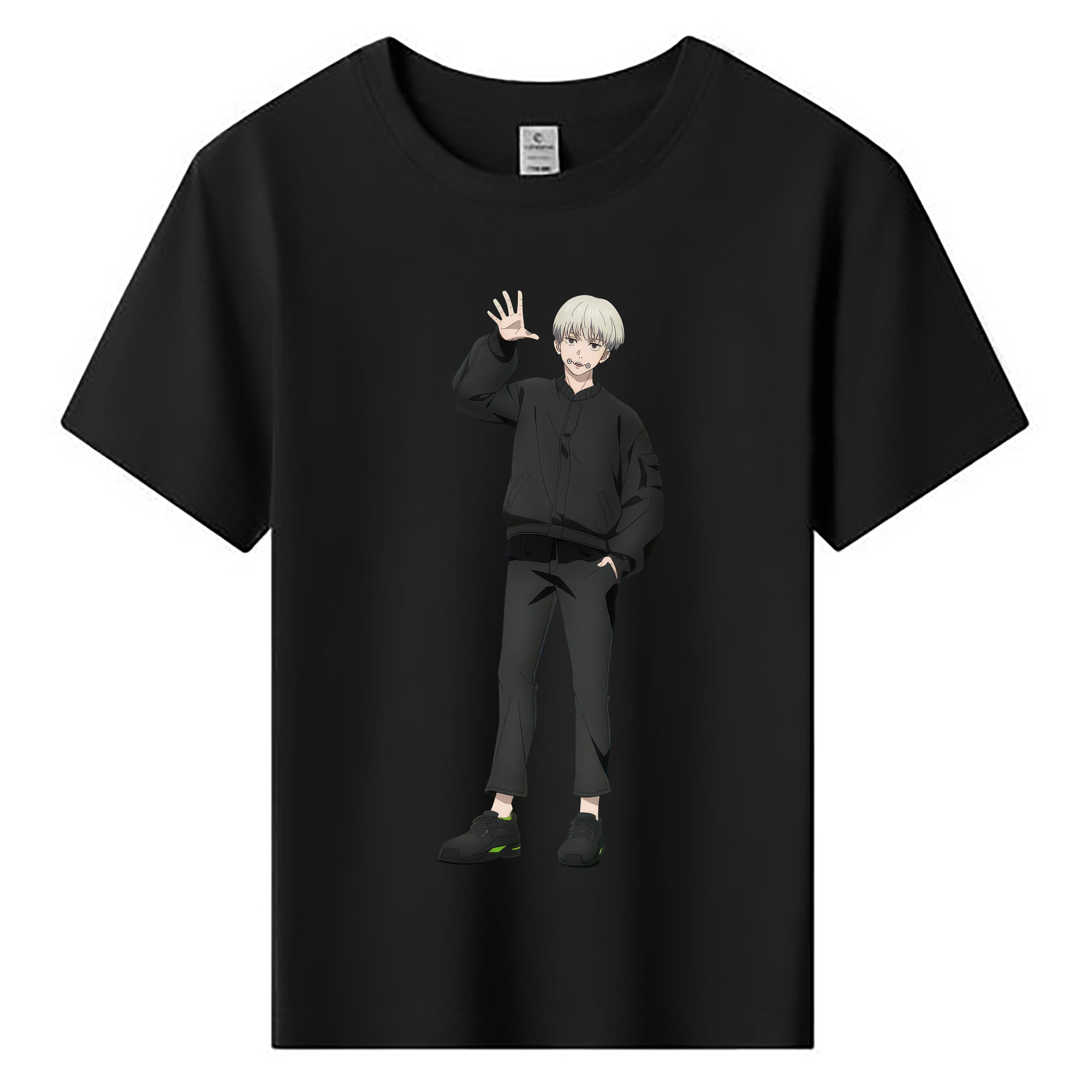 （画像用） 呪術廻戦 Jujutsu Kaisen 綿100％キッズTシャツ（フロントプリント）