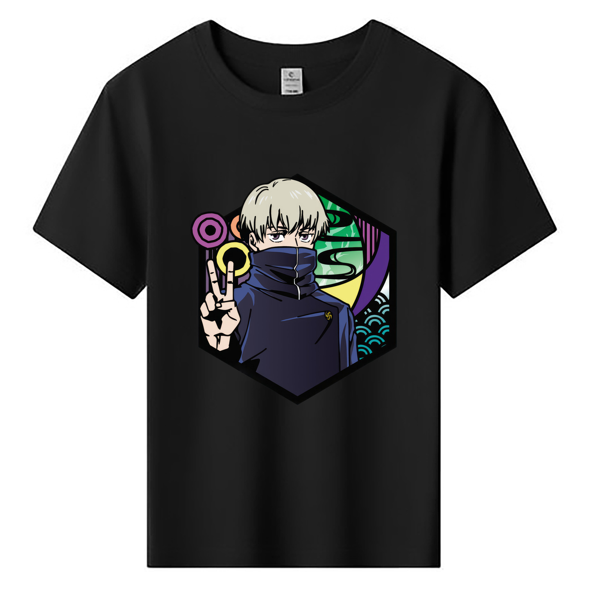 （画像用） 呪術廻戦 Jujutsu Kaisen 綿100％キッズTシャツ（フロントプリント）