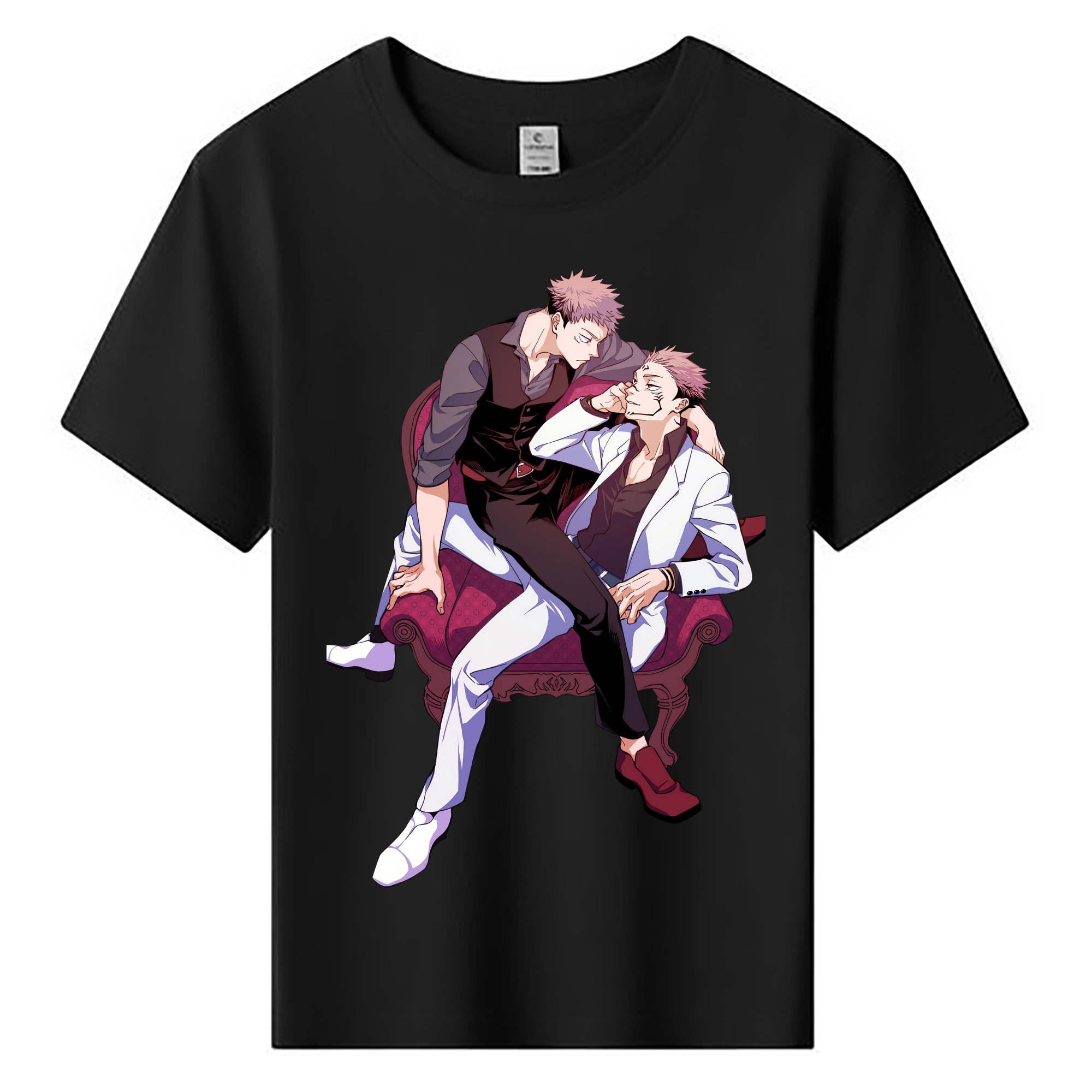 （画像用） 呪術廻戦 Jujutsu Kaisen 綿100％キッズTシャツ（フロントプリント）