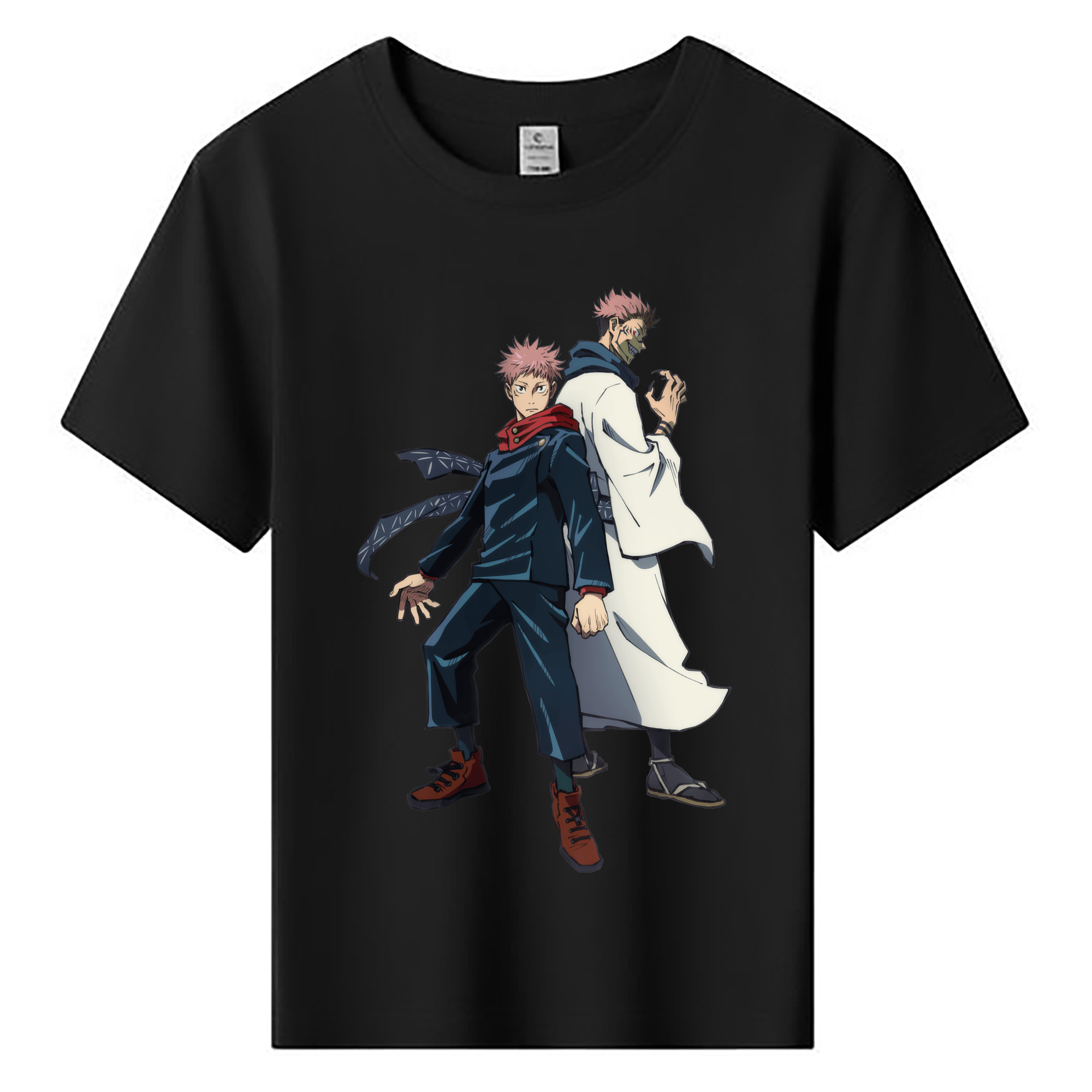 （画像用） 呪術廻戦 Jujutsu Kaisen 綿100％キッズTシャツ（フロントプリント）