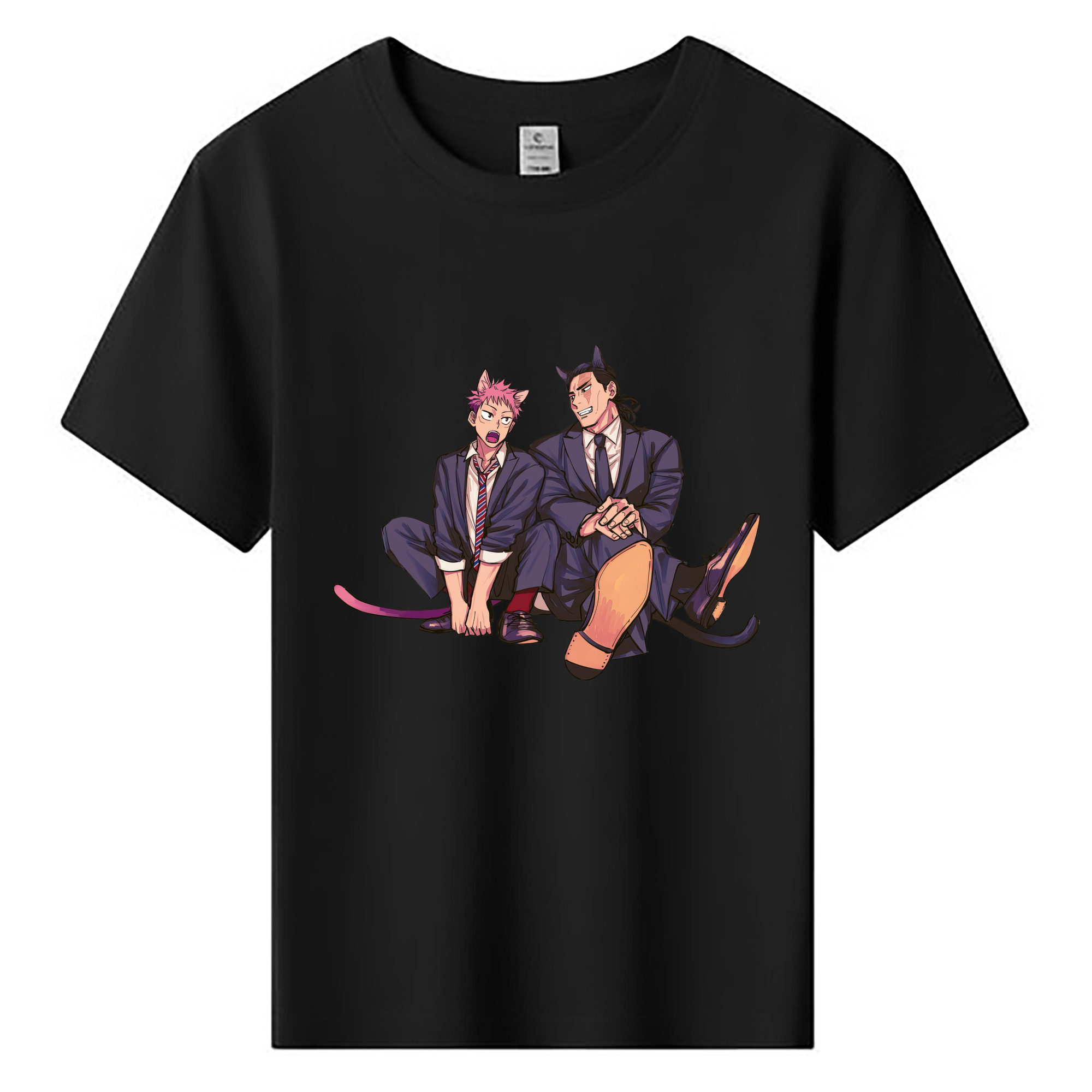 （画像用） 呪術廻戦 Jujutsu Kaisen 綿100％キッズTシャツ（フロントプリント）