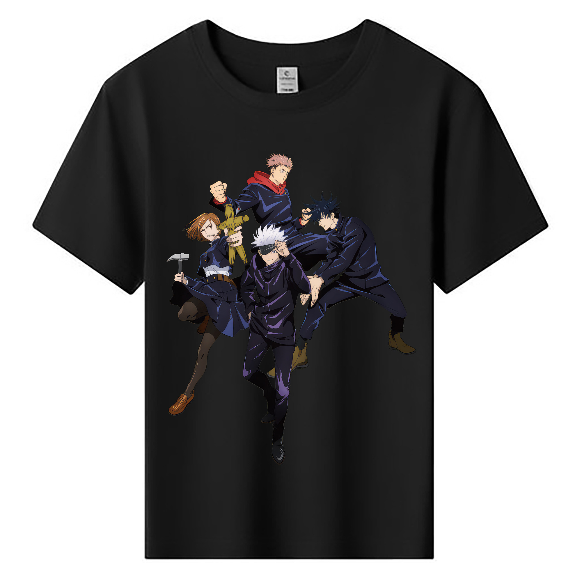（画像用） 呪術廻戦 Jujutsu Kaisen 綿100％キッズTシャツ（フロントプリント）