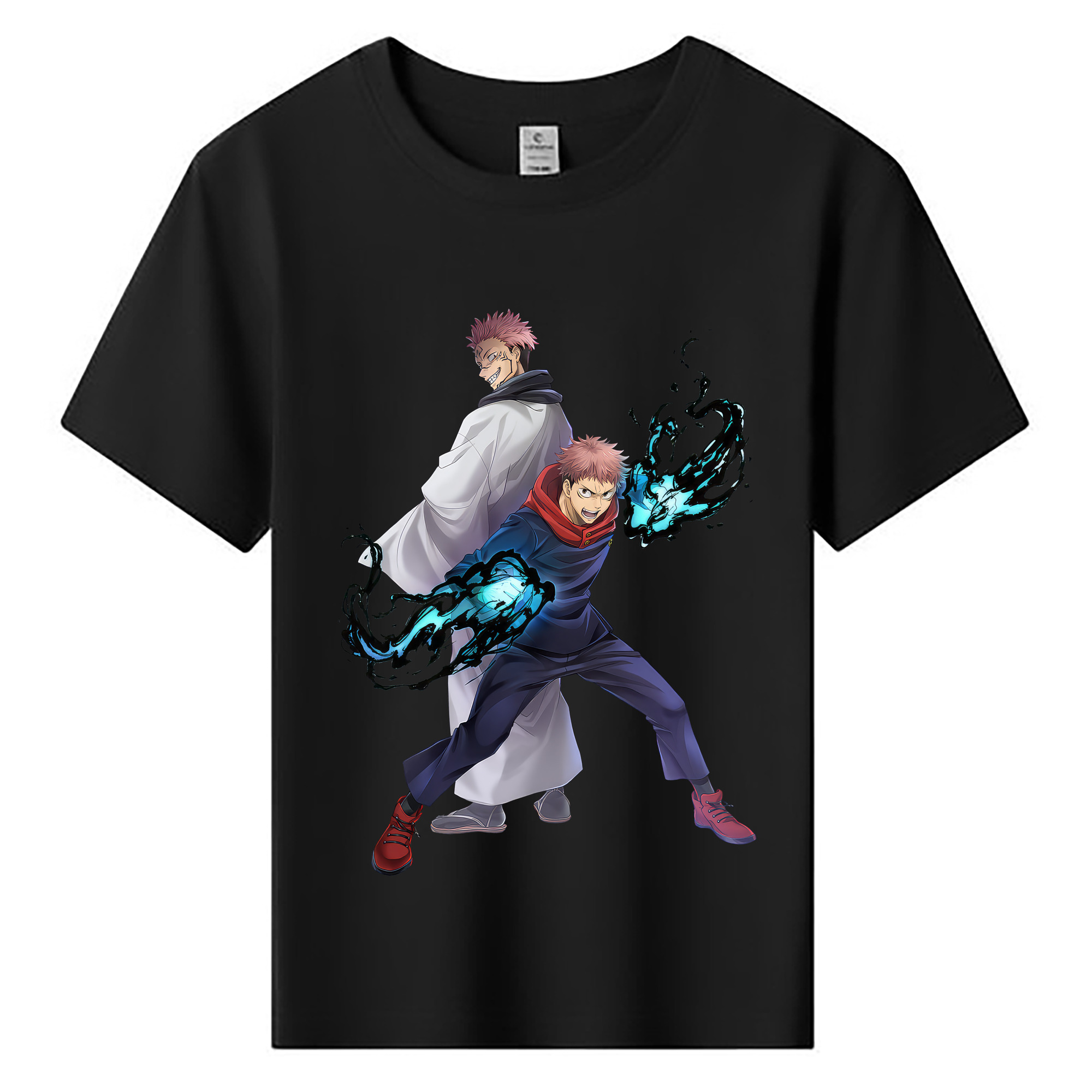 （画像用） 呪術廻戦 Jujutsu Kaisen 綿100％キッズTシャツ（フロントプリント）