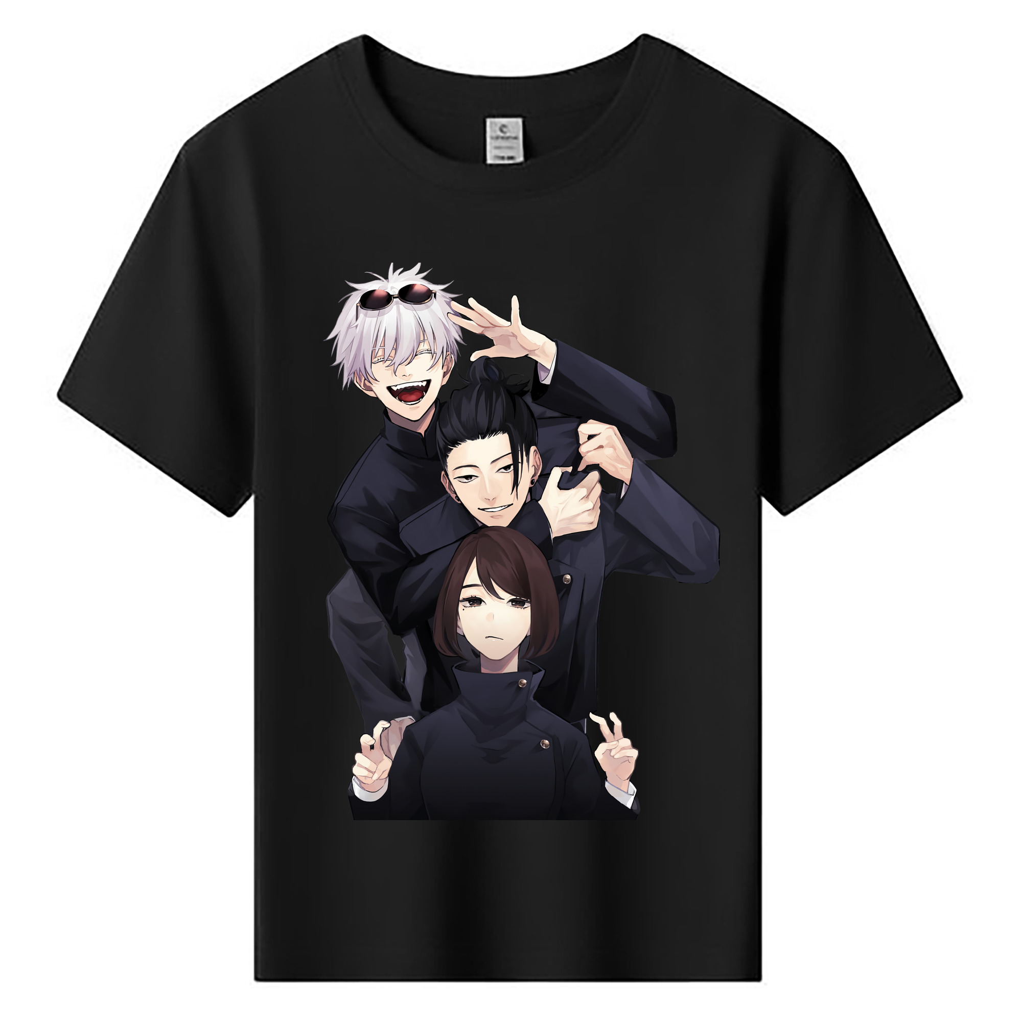 （画像用） 呪術廻戦 Jujutsu Kaisen 綿100％キッズTシャツ（フロントプリント）