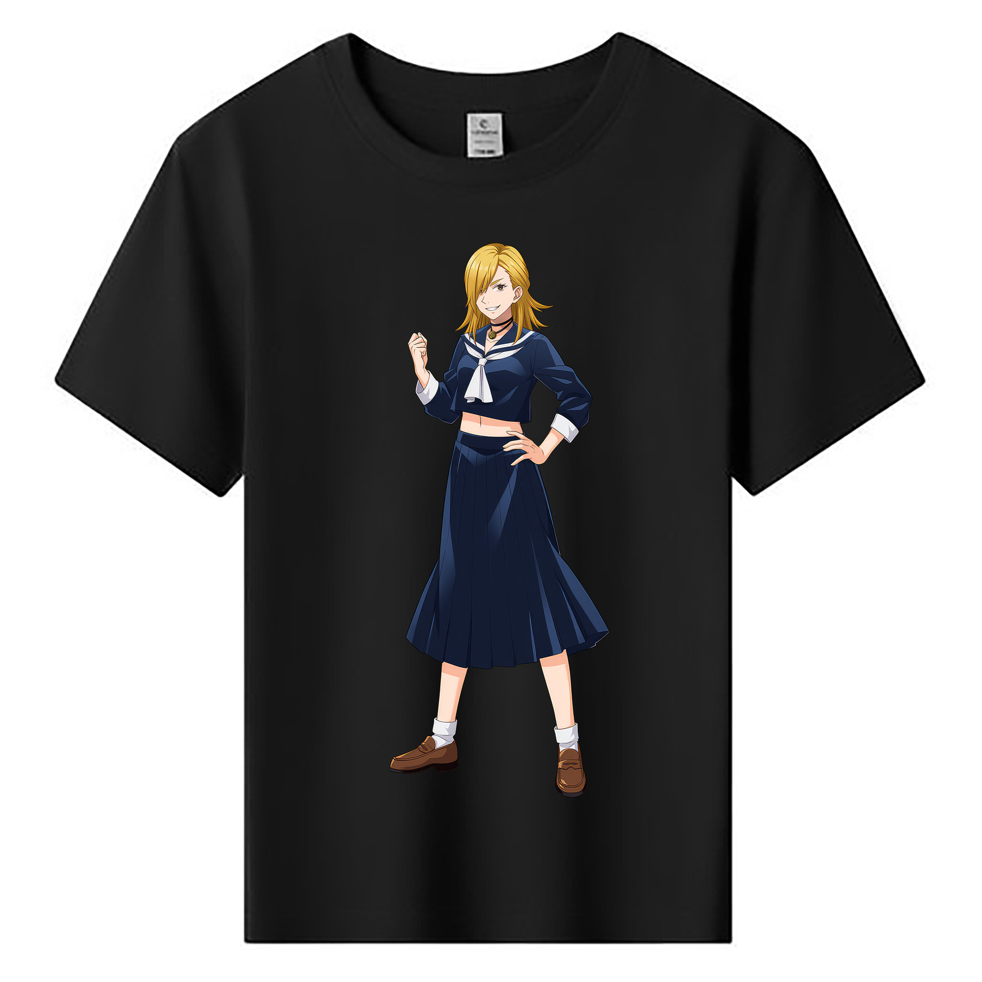 （画像用） 呪術廻戦 Jujutsu Kaisen 綿100％キッズTシャツ（フロントプリント）
