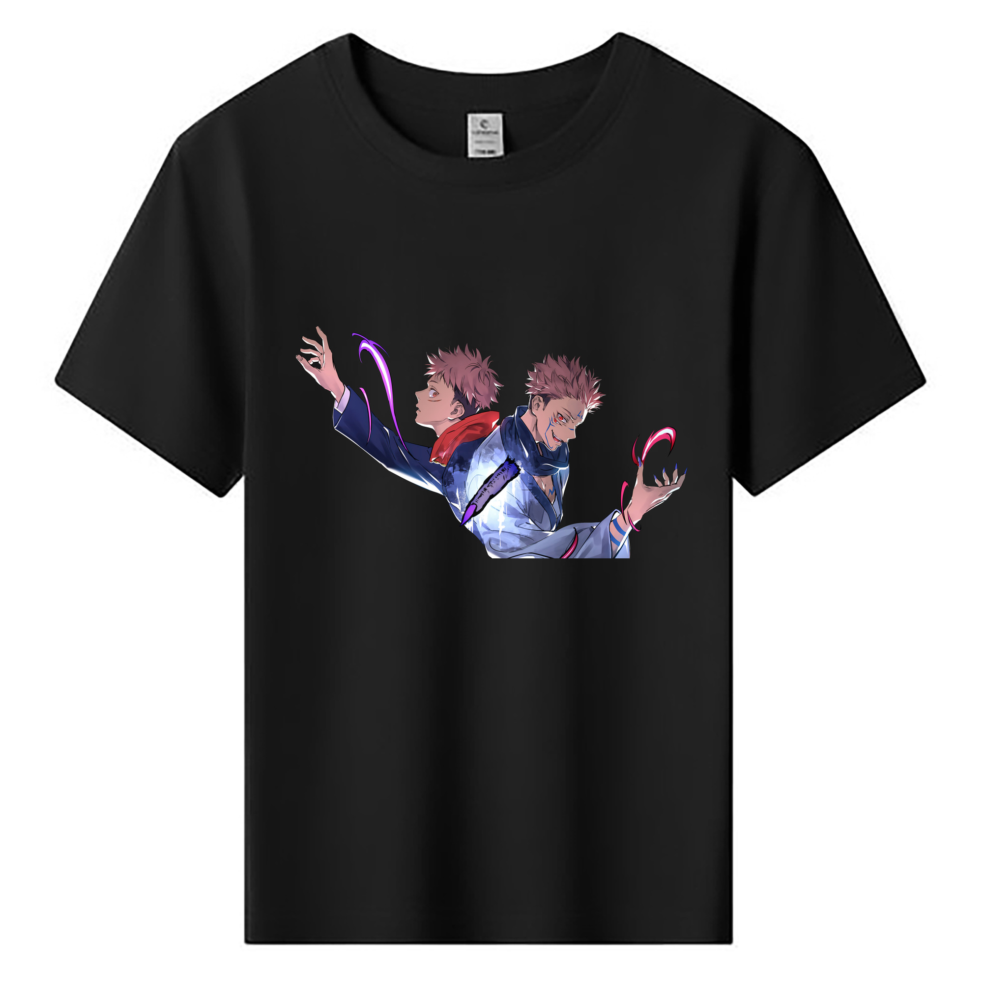 （画像用） 呪術廻戦 Jujutsu Kaisen 綿100％キッズTシャツ（フロントプリント）
