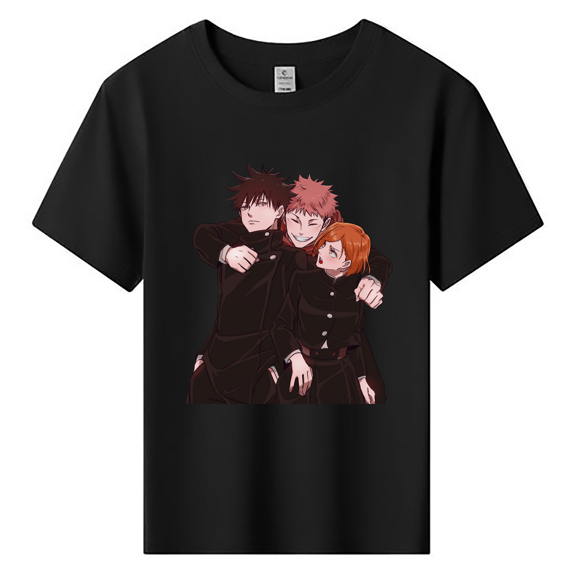 （画像用） 呪術廻戦 Jujutsu Kaisen 綿100％キッズTシャツ（フロントプリント）