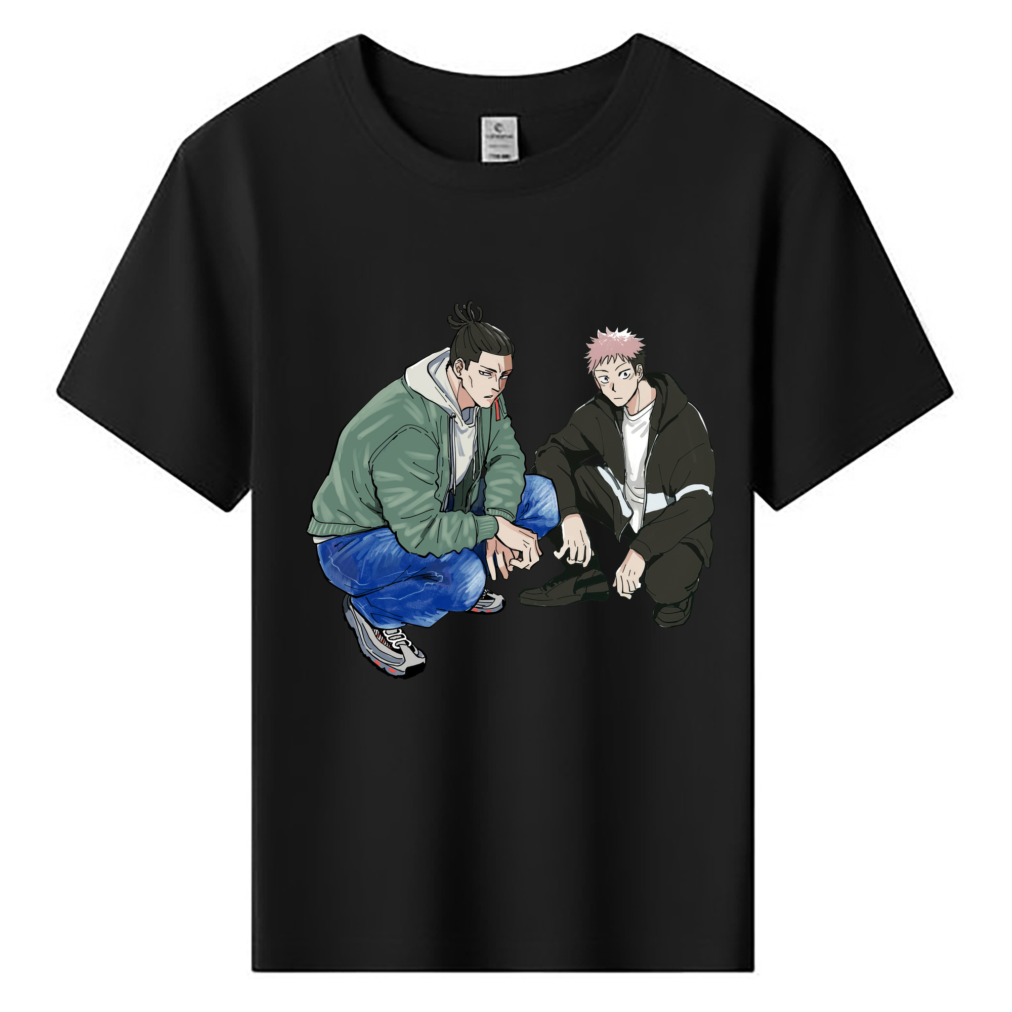 （画像用） 呪術廻戦 Jujutsu Kaisen 綿100％キッズTシャツ（フロントプリント）