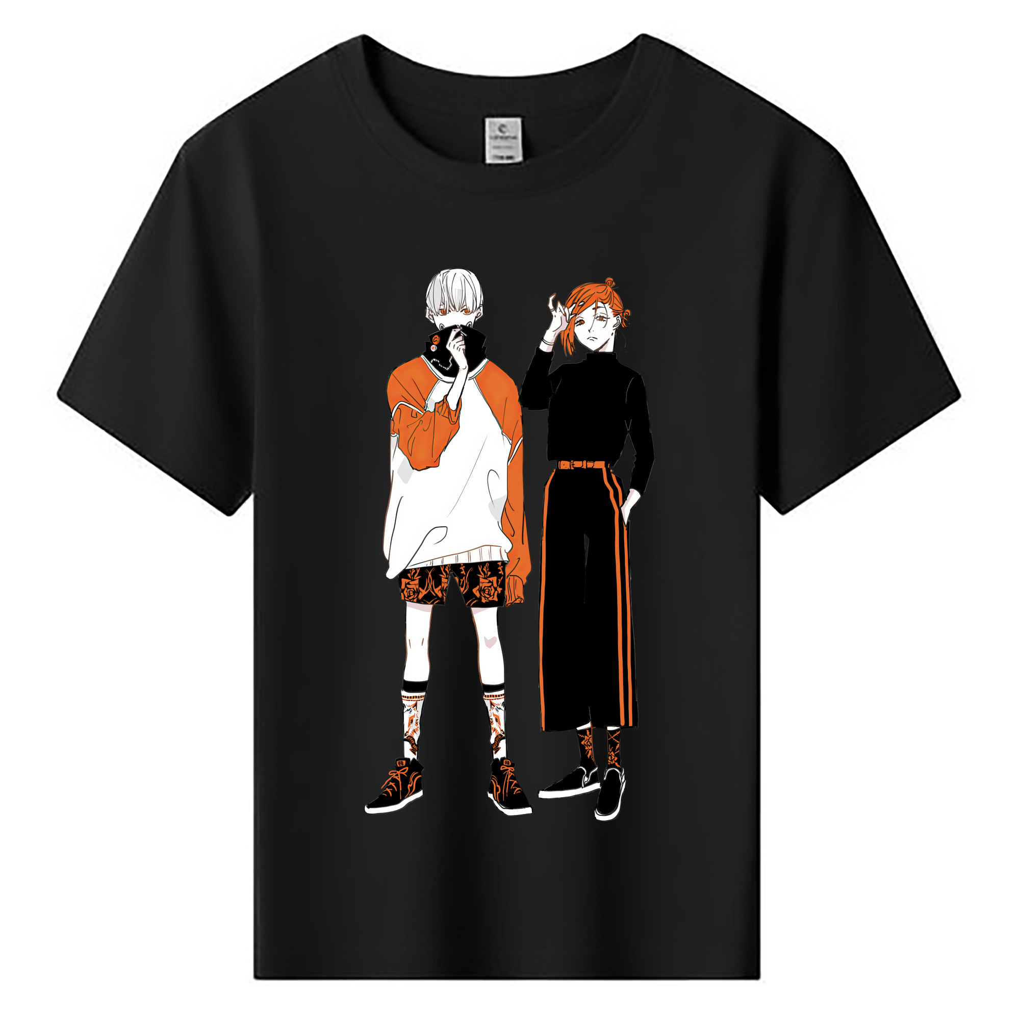 （画像用） 呪術廻戦 Jujutsu Kaisen 綿100％キッズTシャツ（フロントプリント）