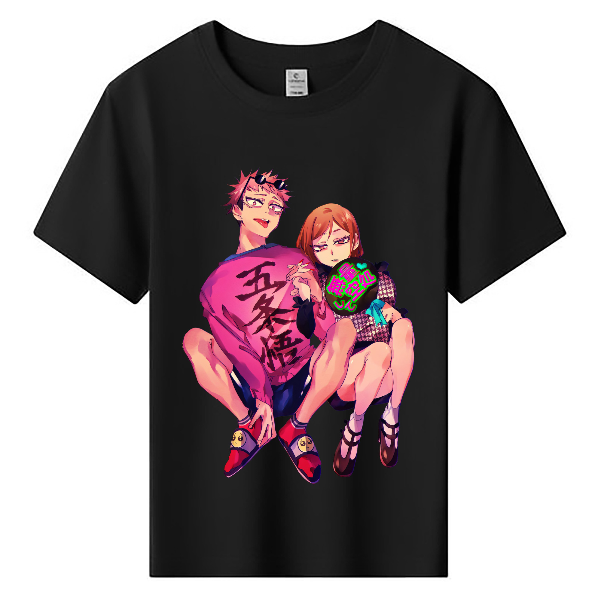 （画像用） 呪術廻戦 Jujutsu Kaisen 綿100％キッズTシャツ（フロントプリント）