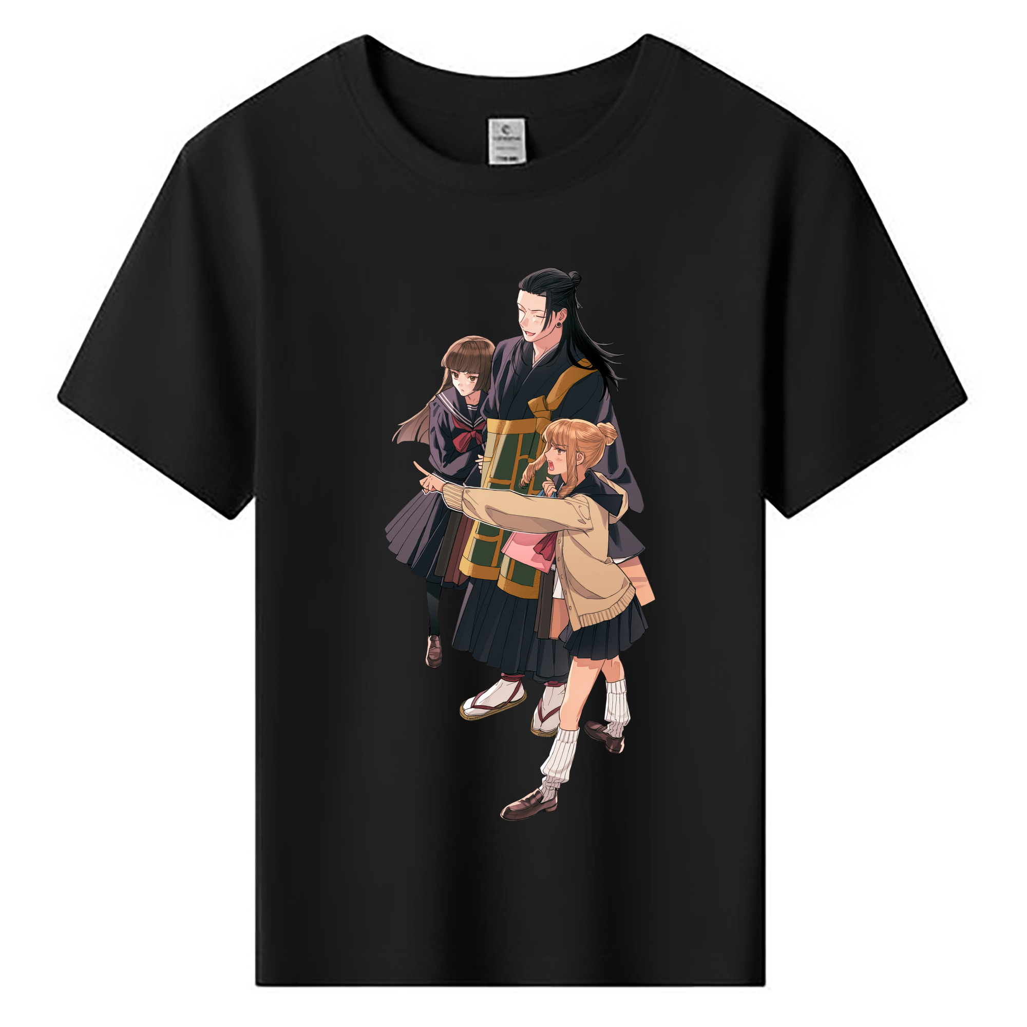 （画像用） 呪術廻戦 Jujutsu Kaisen 綿100％キッズTシャツ（フロントプリント）