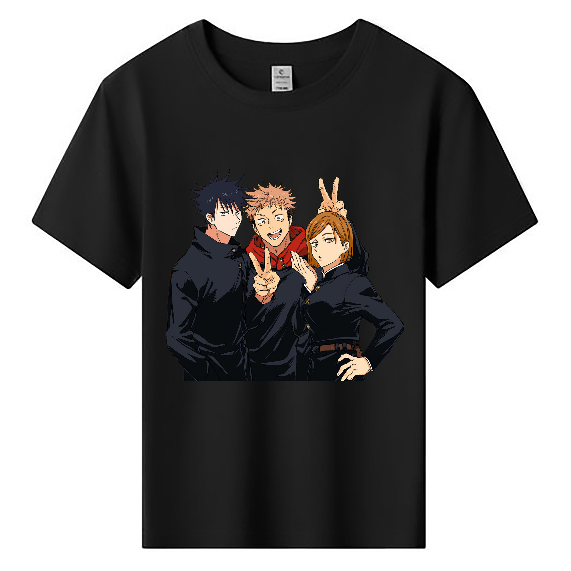 （画像用） 呪術廻戦 Jujutsu Kaisen 綿100％キッズTシャツ（フロントプリント）