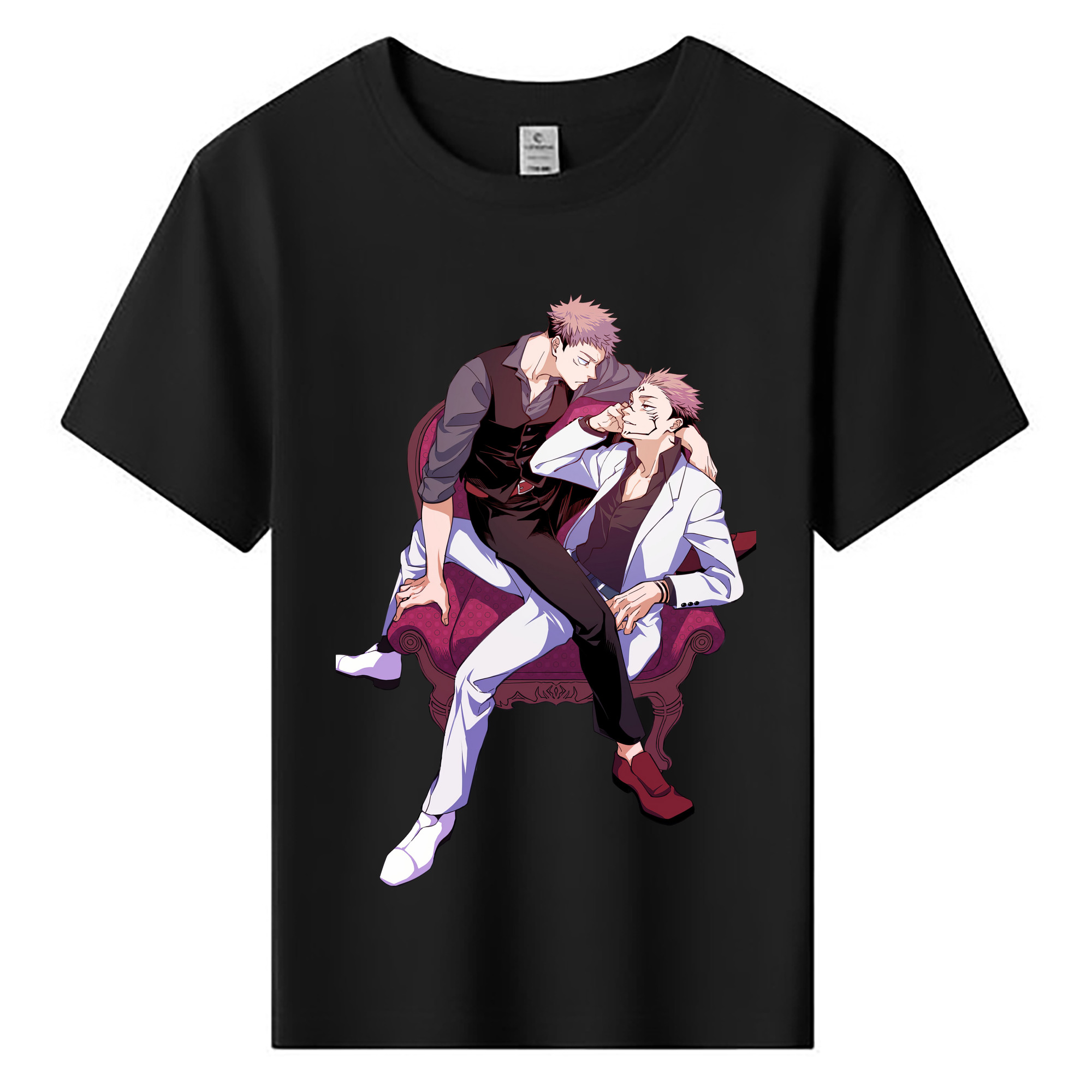 （画像用） 呪術廻戦 Jujutsu Kaisen 綿100％キッズTシャツ（フロントプリント）