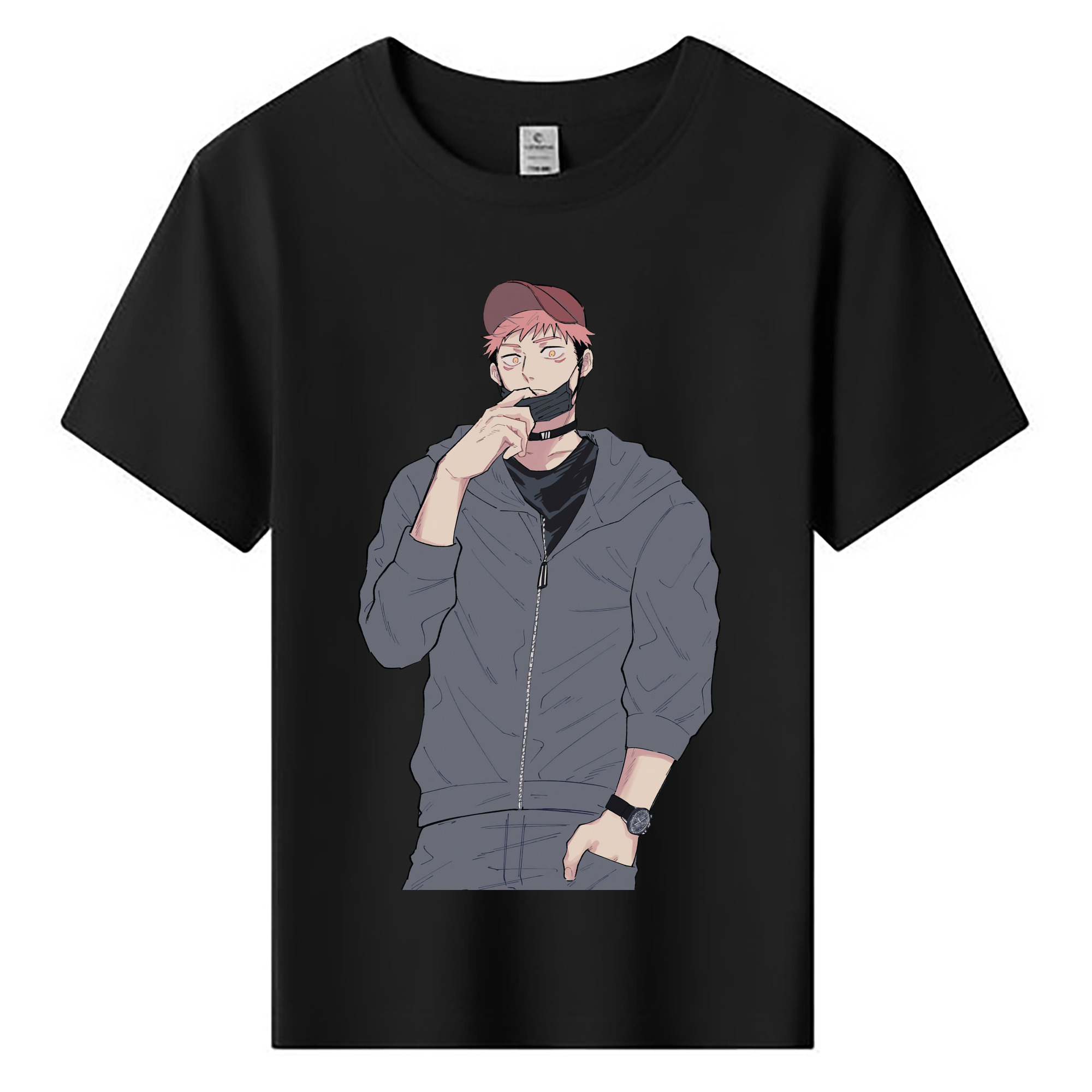 （画像用） 呪術廻戦 Jujutsu Kaisen 綿100％キッズTシャツ（フロントプリント）