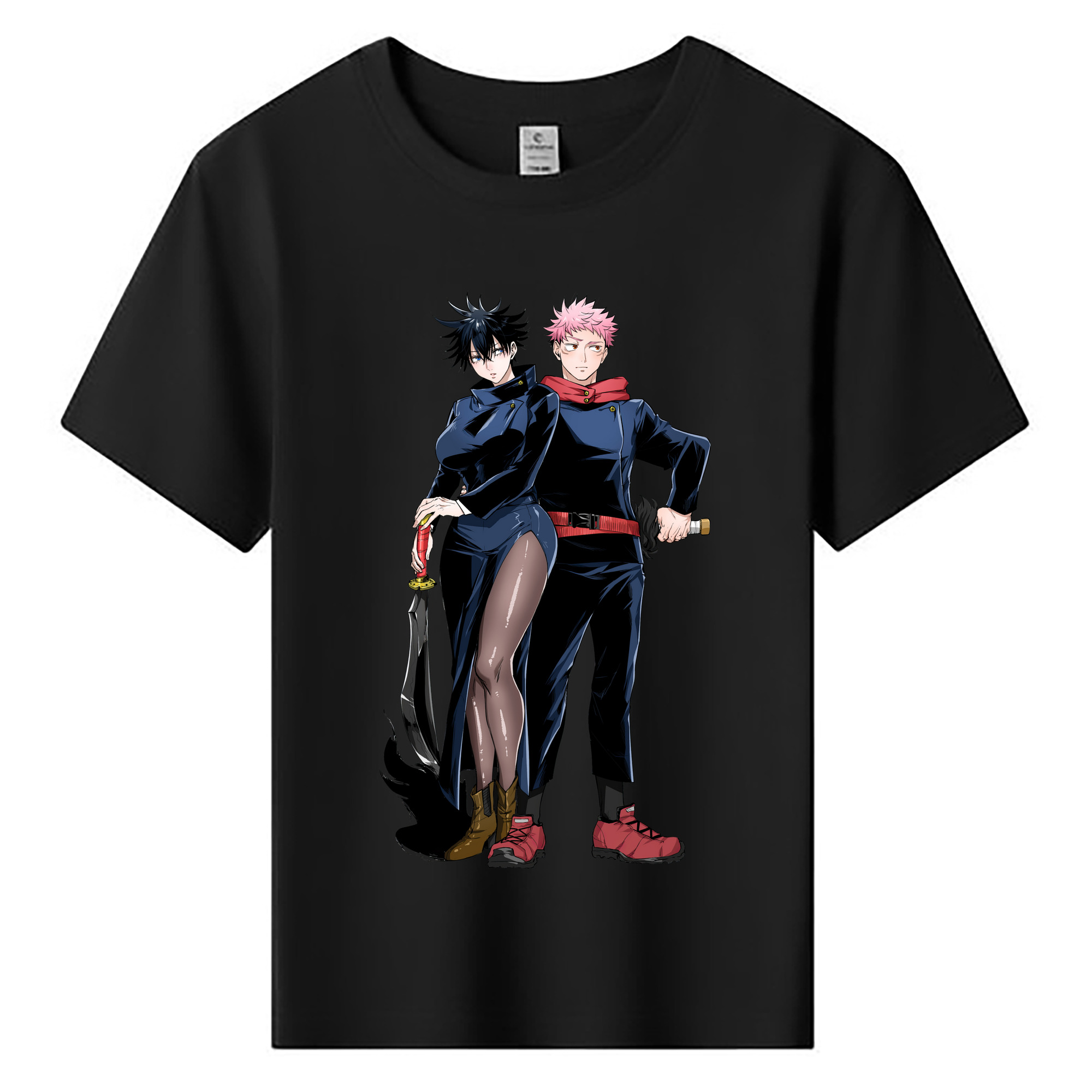 （画像用） 呪術廻戦 Jujutsu Kaisen 綿100％キッズTシャツ（フロントプリント）