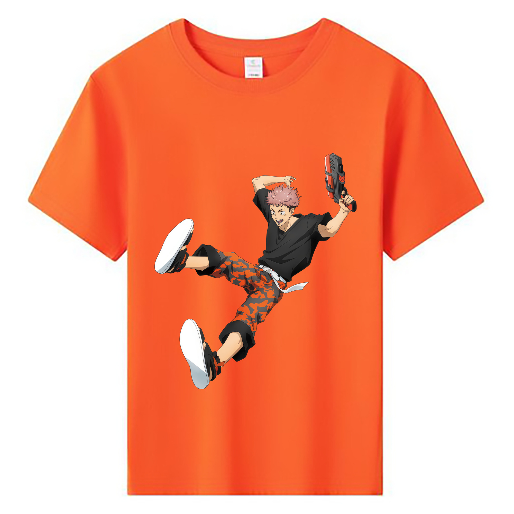（画像用） 呪術廻戦 Jujutsu Kaisen 綿100％キッズTシャツ（フロントプリント）