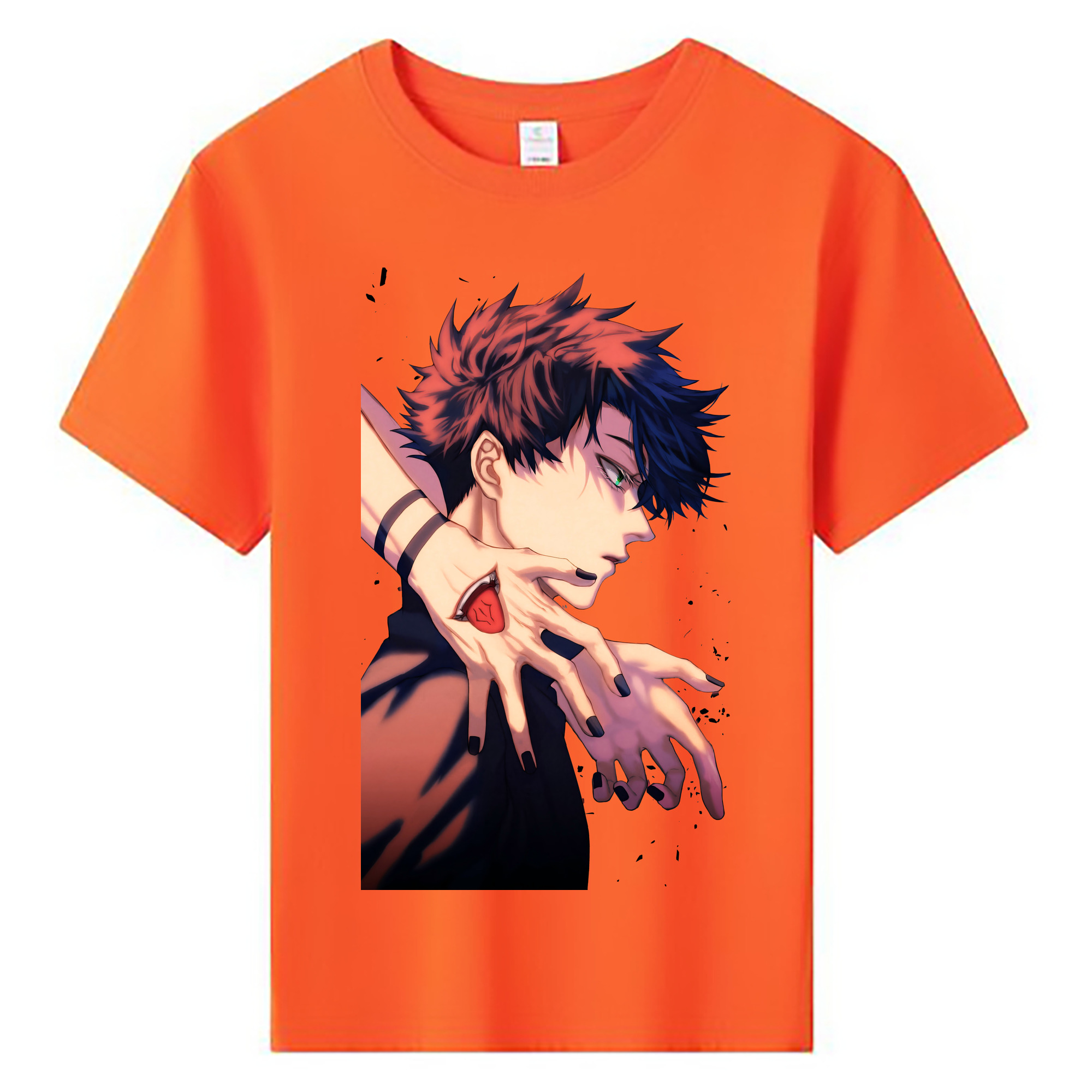 （画像用） 呪術廻戦 Jujutsu Kaisen 綿100％キッズTシャツ（フロントプリント）