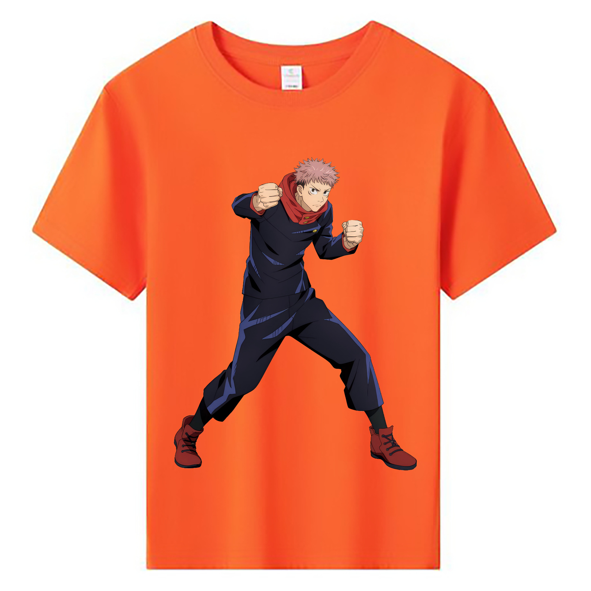 （画像用） 呪術廻戦 Jujutsu Kaisen 綿100％キッズTシャツ（フロントプリント）