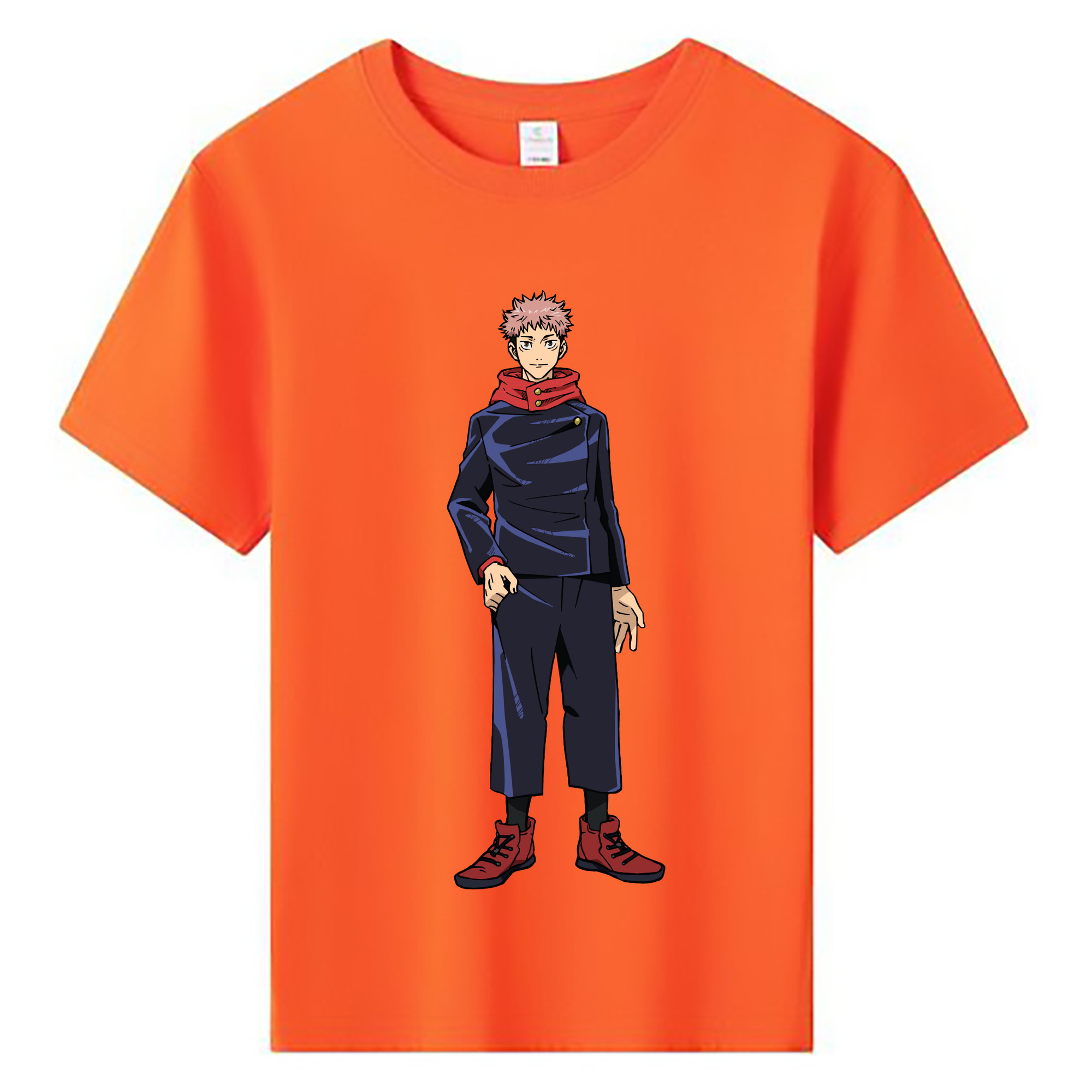 （画像用） 呪術廻戦 Jujutsu Kaisen 綿100％キッズTシャツ（フロントプリント）