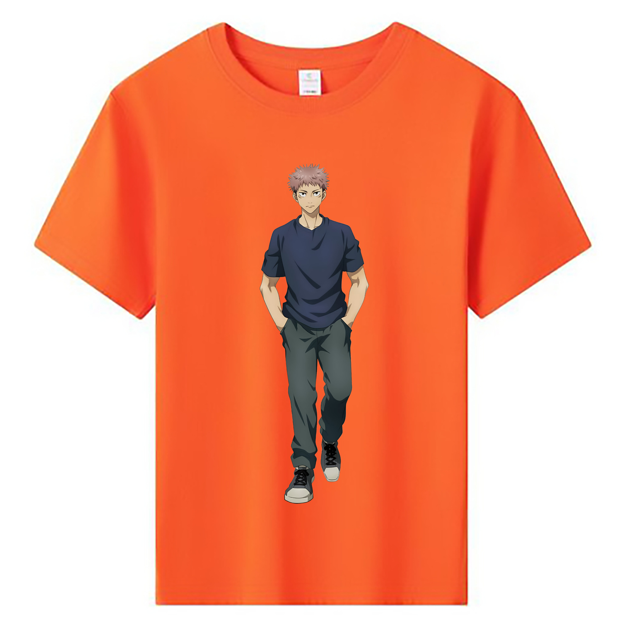 （画像用） 呪術廻戦 Jujutsu Kaisen 綿100％キッズTシャツ（フロントプリント）
